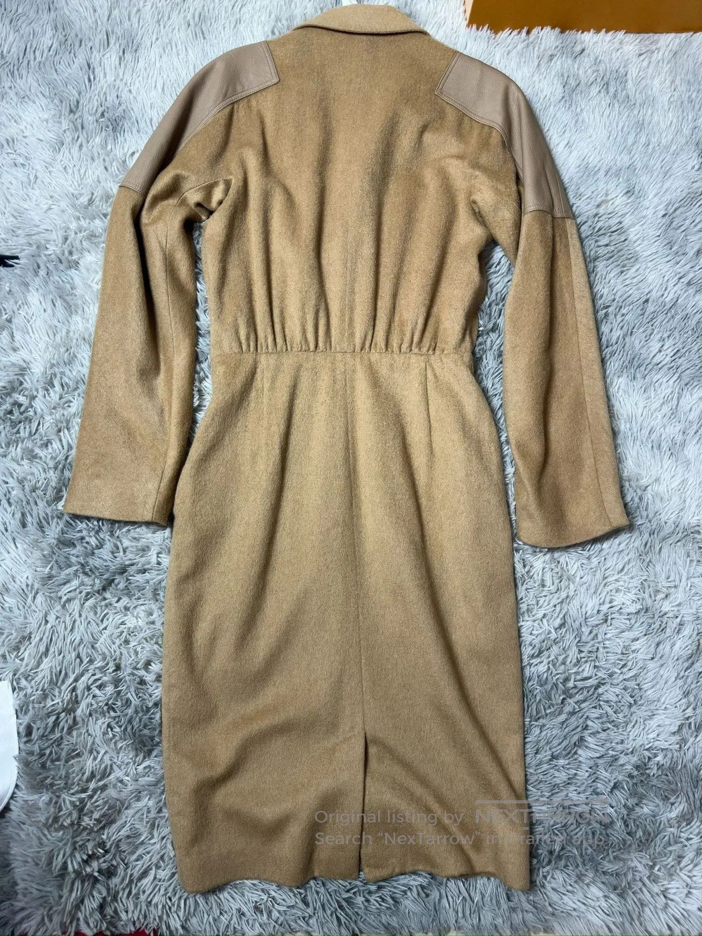 Max Mara Maxmara Brown Camel Hair Coat. Size XS / US 0-2 / IT 36-38 - 2 Thumbnail