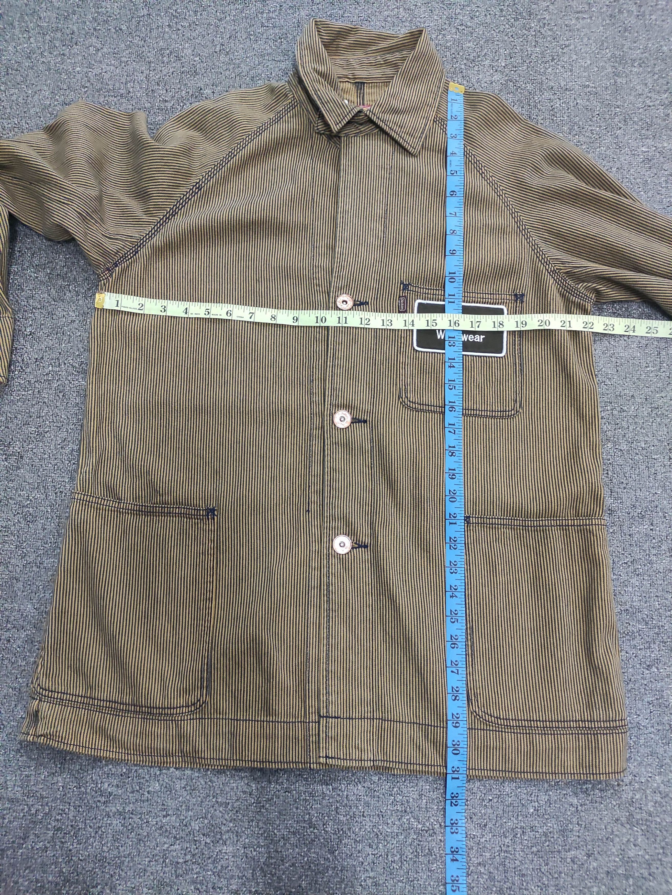 Dickies Vintage Dickies Chore Jacket Work Wear Striped Size US L / EU 52-54 / 3 - 12 Thumbnail