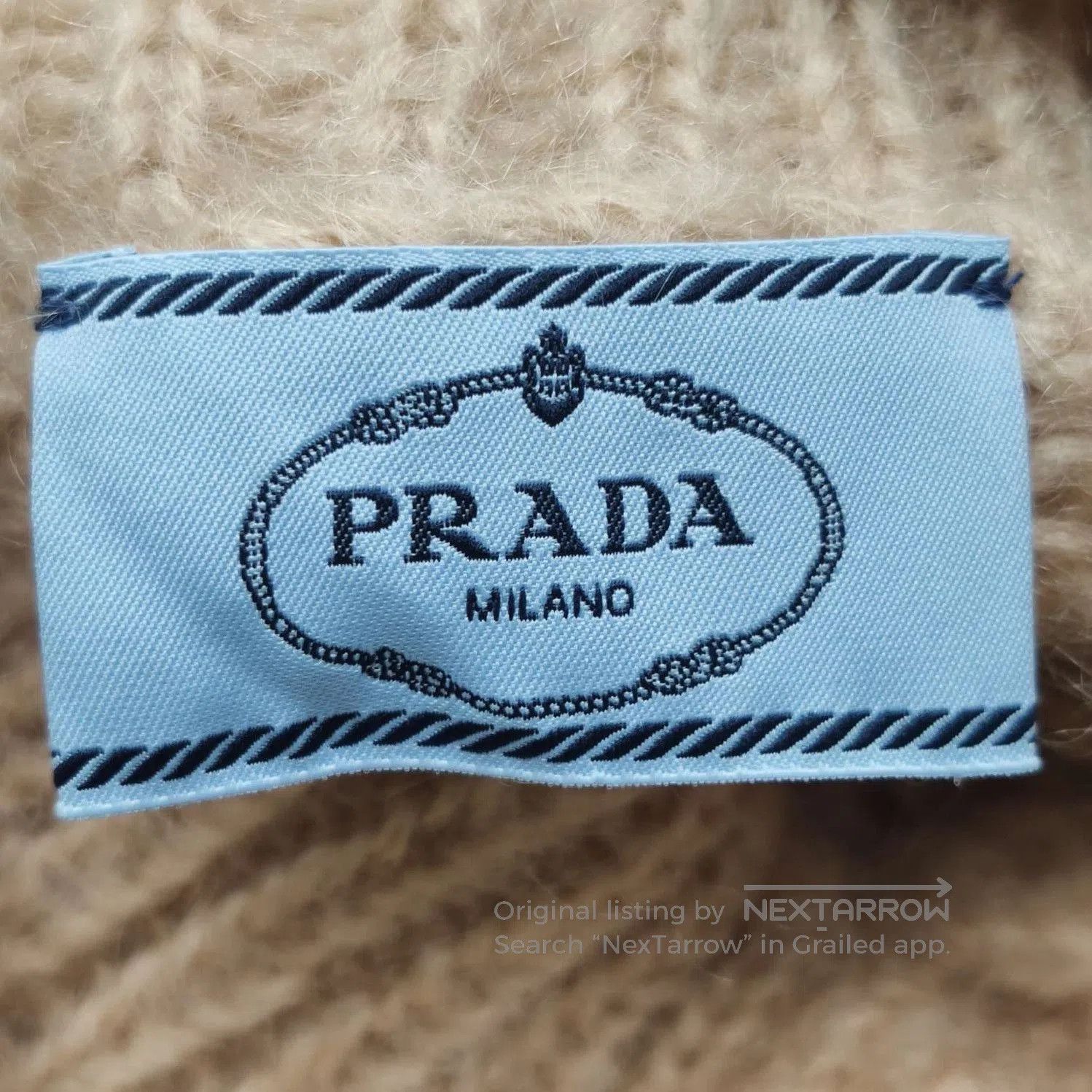 Prada Prada Beige Wool Blend Turtleneck Sweater . Size M / US 6-8 / IT 42-44 - 5 Thumbnail