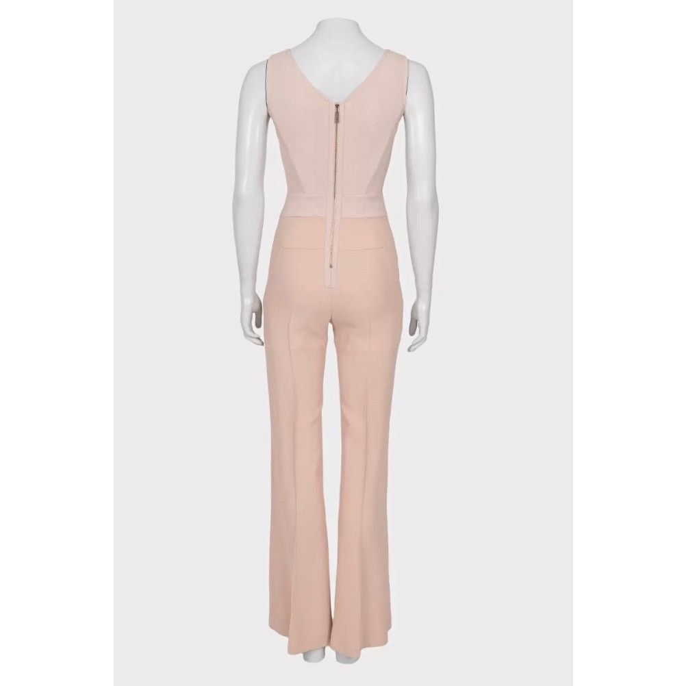 Elie Saab Elie Saab Fitted Lace-Embellished Jumpsuit EU34 XS Size 25" / US 0 / IT 36 - 3 Thumbnail