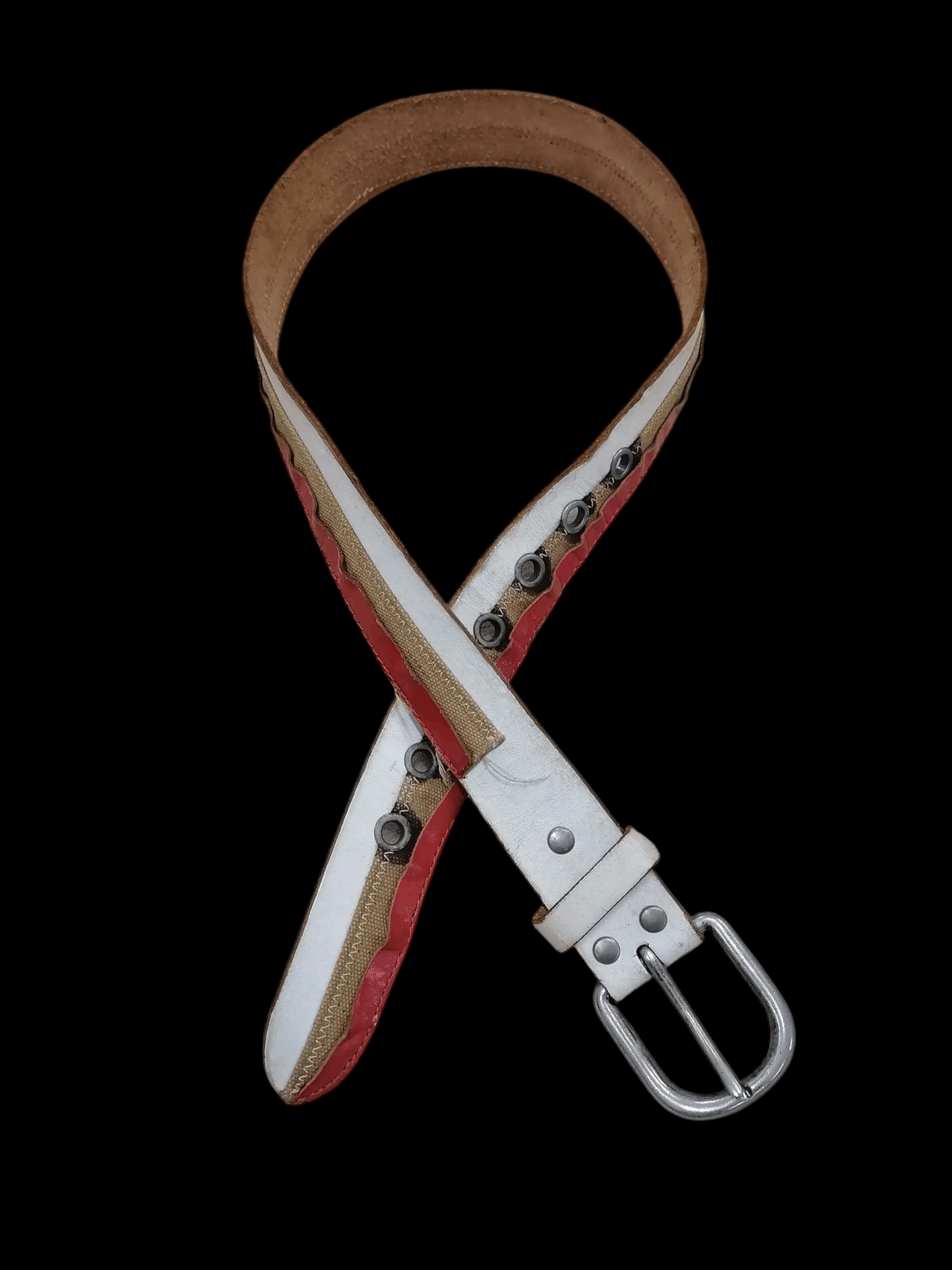 Genuine Leather × Japanese Brand Hawk Company Genuine Leather Hybrid Belts Size ONE SIZE - 6 Thumbnail