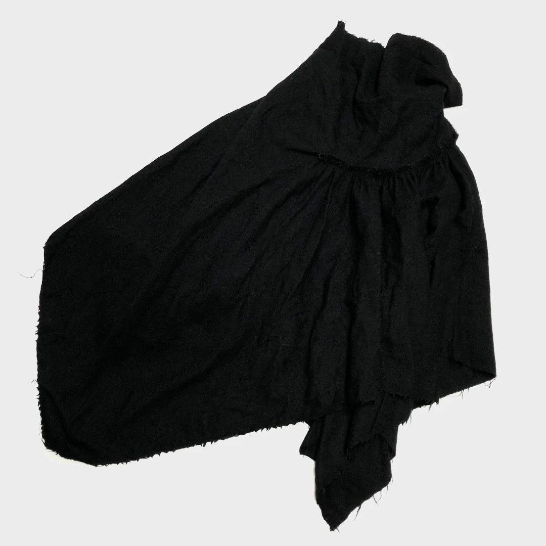 Comme des Garcons CDG 04SS Abstract Excellence Shrunken Wool Deformed Skirt S Size 26" / US 2 / IT 38 - 3 Thumbnail