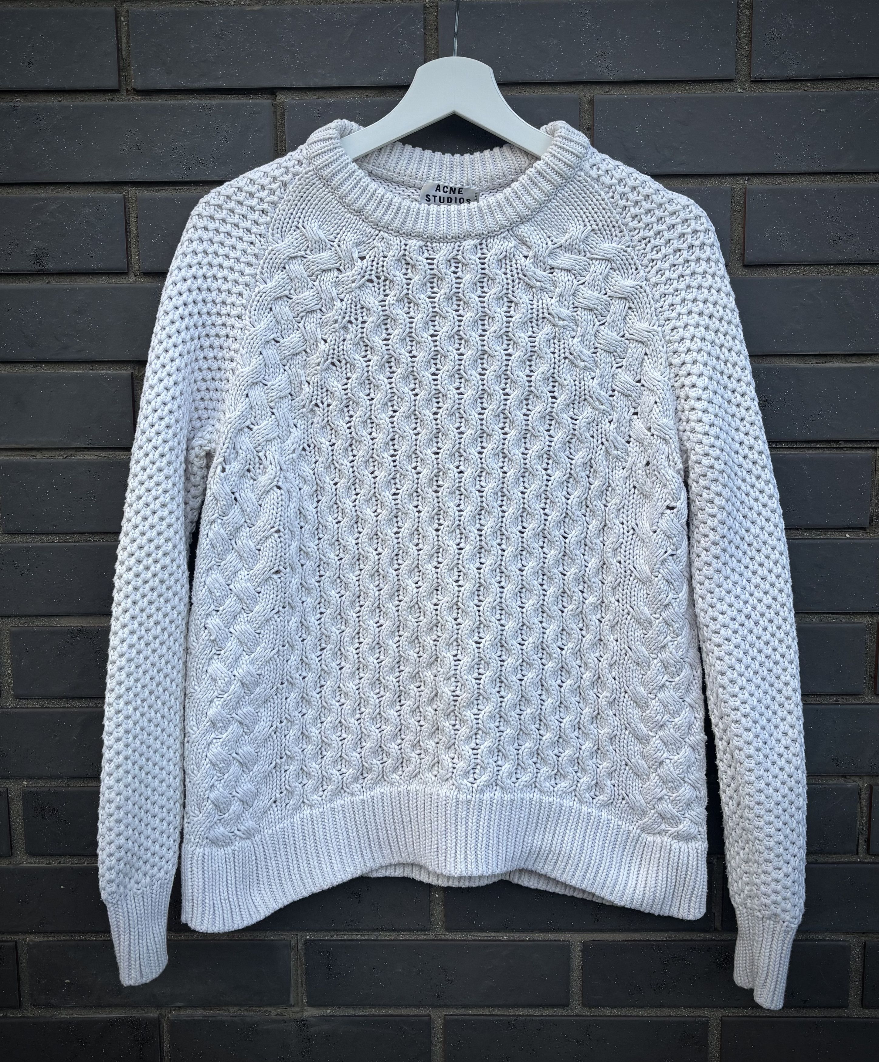 Acne Studios Acne Studios Ruth Air PAW13 Cable Knitwear Sweater Size US S / EU 44-46 / 1 - 4 Thumbnail