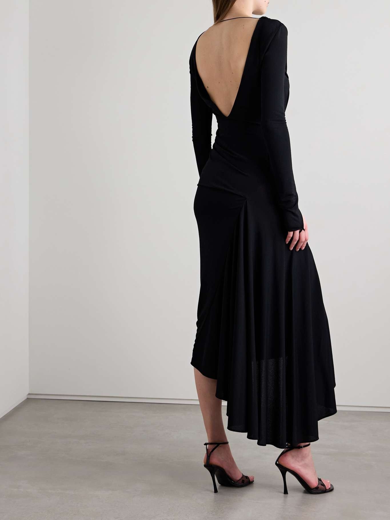 Givenchy o1y0925 Elegant Maxi Dress in Black Size M / US 6-8 / IT 42-44 - 3 Thumbnail