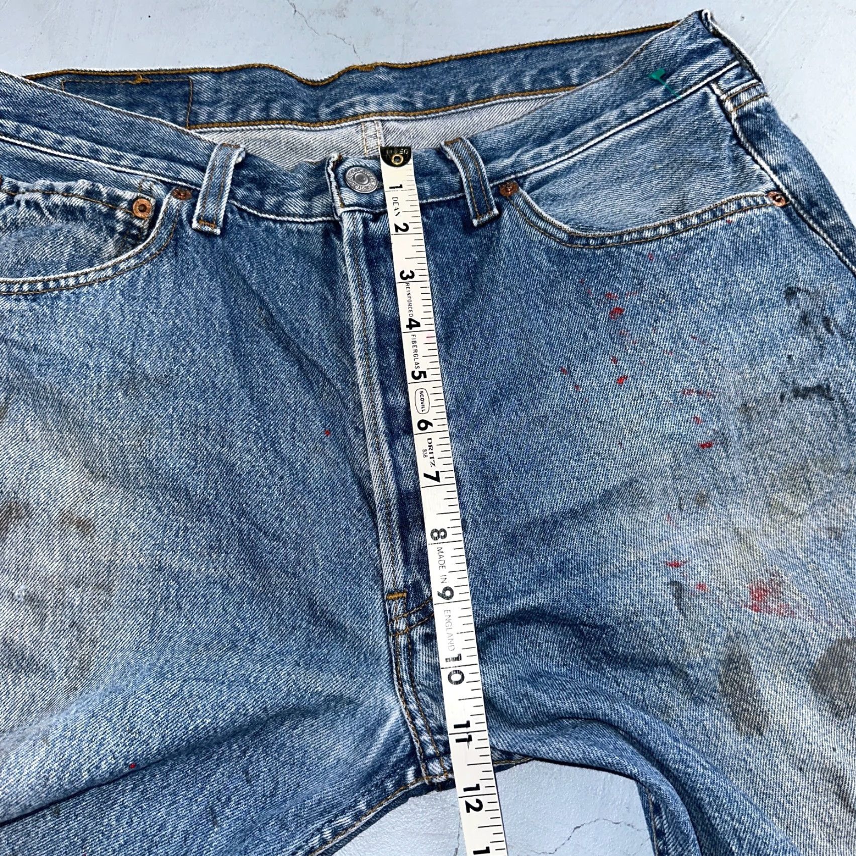 Levi's VINTAGE Levi's 501 Jeans Men 34x34 Straight Leg 90s Poland Denim Blue Mid Wash Size US 34 / EU 50 - 7 Thumbnail