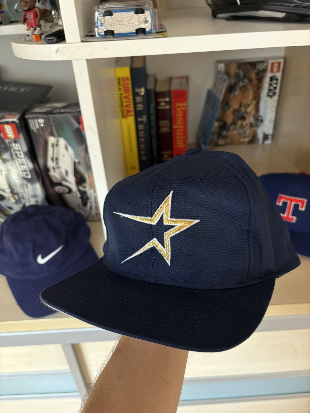 MLB 90’s Houston Astros Competitor Plain Logo MLB Snapback Hat Size ONE SIZE - 1 Thumbnail