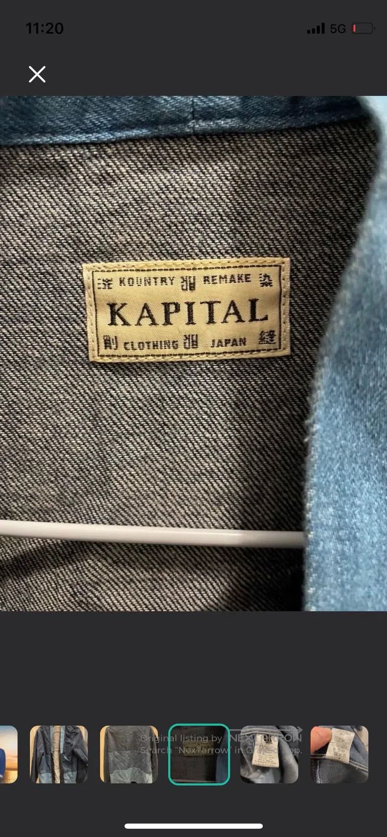 Kapital Kapital Taoist robe 8oz Denim 4TONE KAKASHI Shirt Indigo K Size US M / EU 48-50 / 2 - 3 Thumbnail