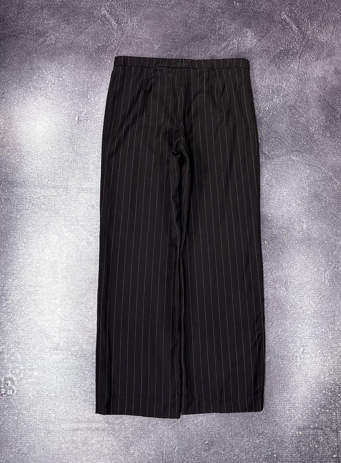 Armani Collezioni Armani Collezioni Women’s Brown Pinstripe Wool Power Suit Size L / US 10 / IT 46 - 23 Thumbnail