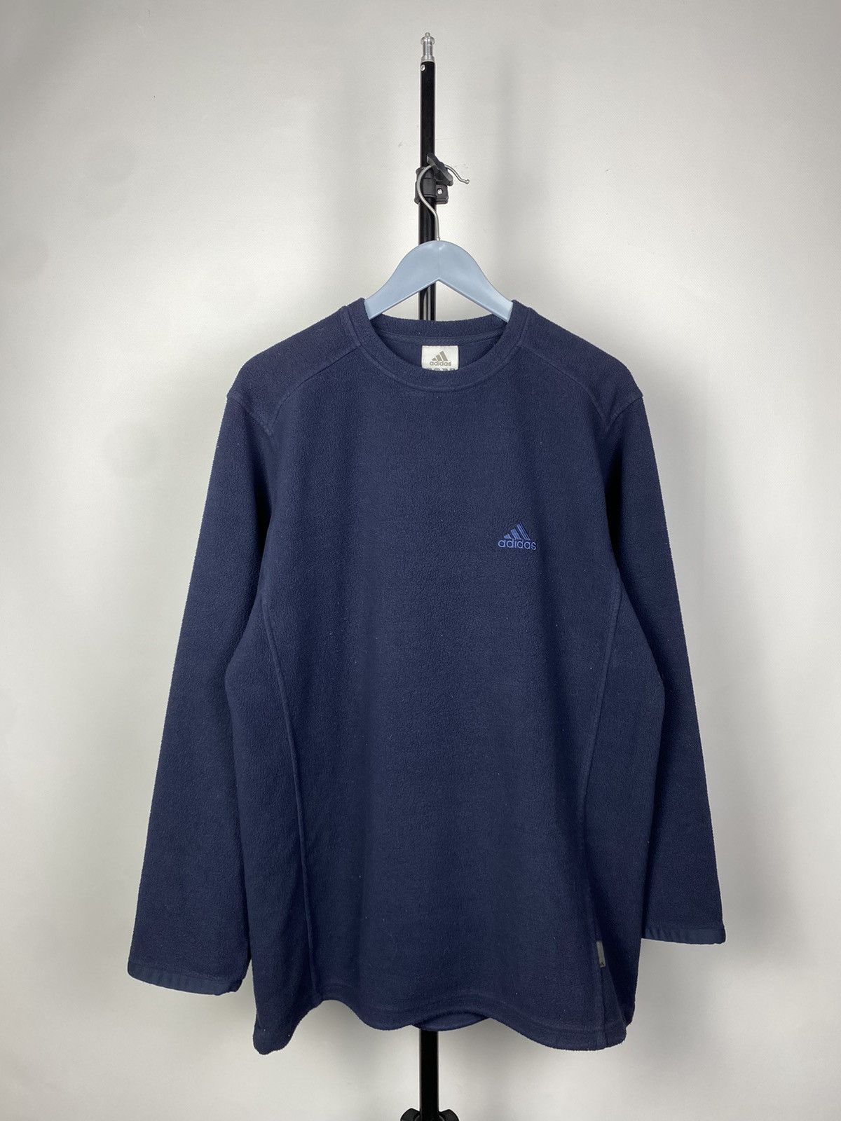 Adidas × Vintage Vintage 90s Adidas Fleece Sweatshirts Streetwear Style RARE! Size US M / EU 48-50 / 2 - 1 Thumbnail