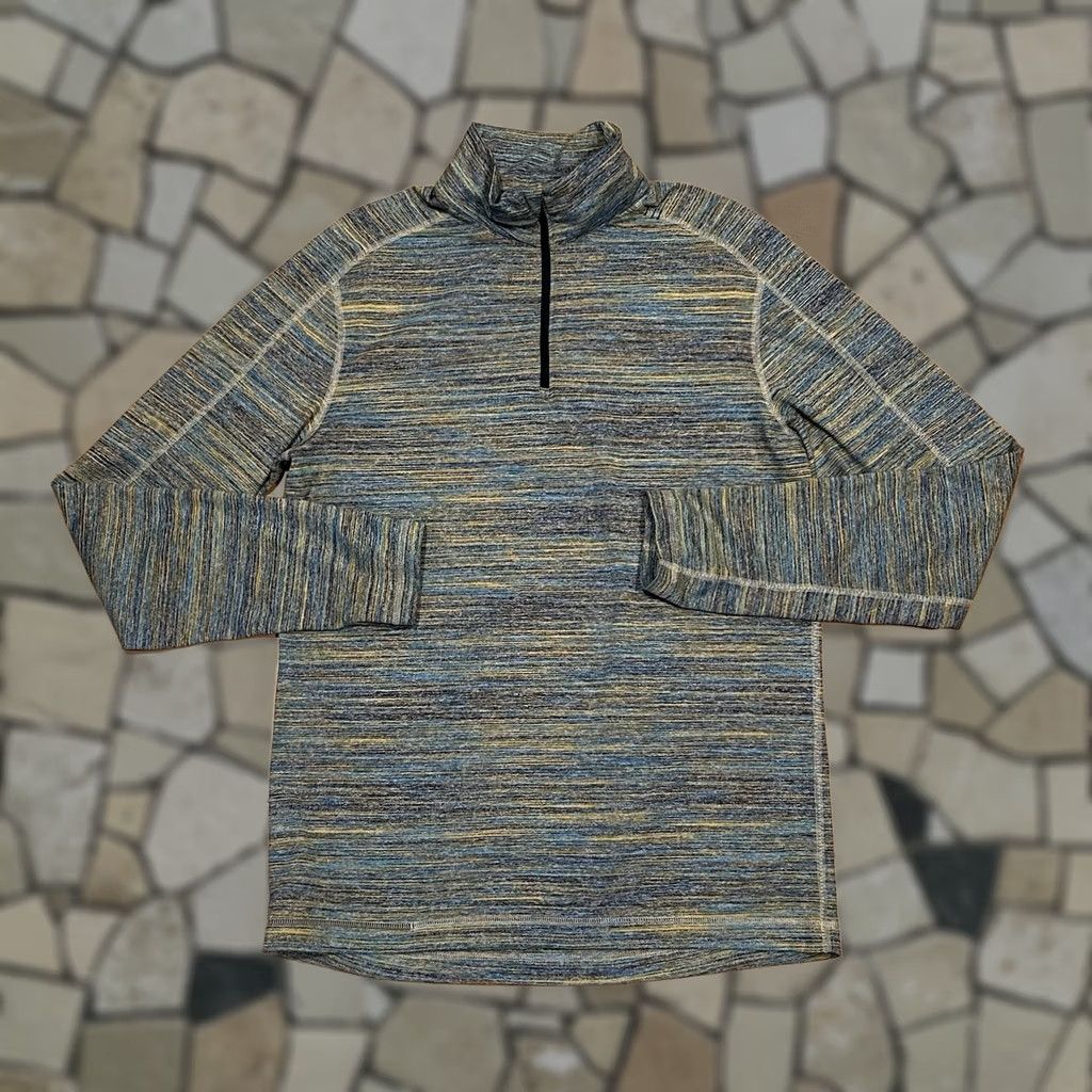 Lululemon Lululemon Surge Warm 1/2 Zip Pullover Space Dye Camo Men’s Large Shirt Adult Large Blue Camouflage Athletic Outdoors Size US L / EU 52-54 / 3 - 1 Thumbnail