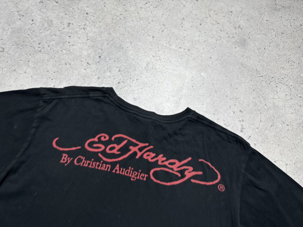 Ed Hardy Ed Hardy by Christian Audigier Vintage T-Shirt Big Logo Size US L / EU 52-54 / 3 - 11 Thumbnail