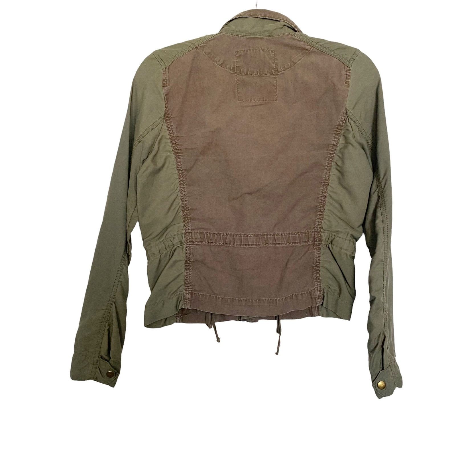 Lucky Brand Lucky Brand Womens Size S Green Zip Up Moto Jacket Size S / US 4 / IT 40 - 4 Thumbnail