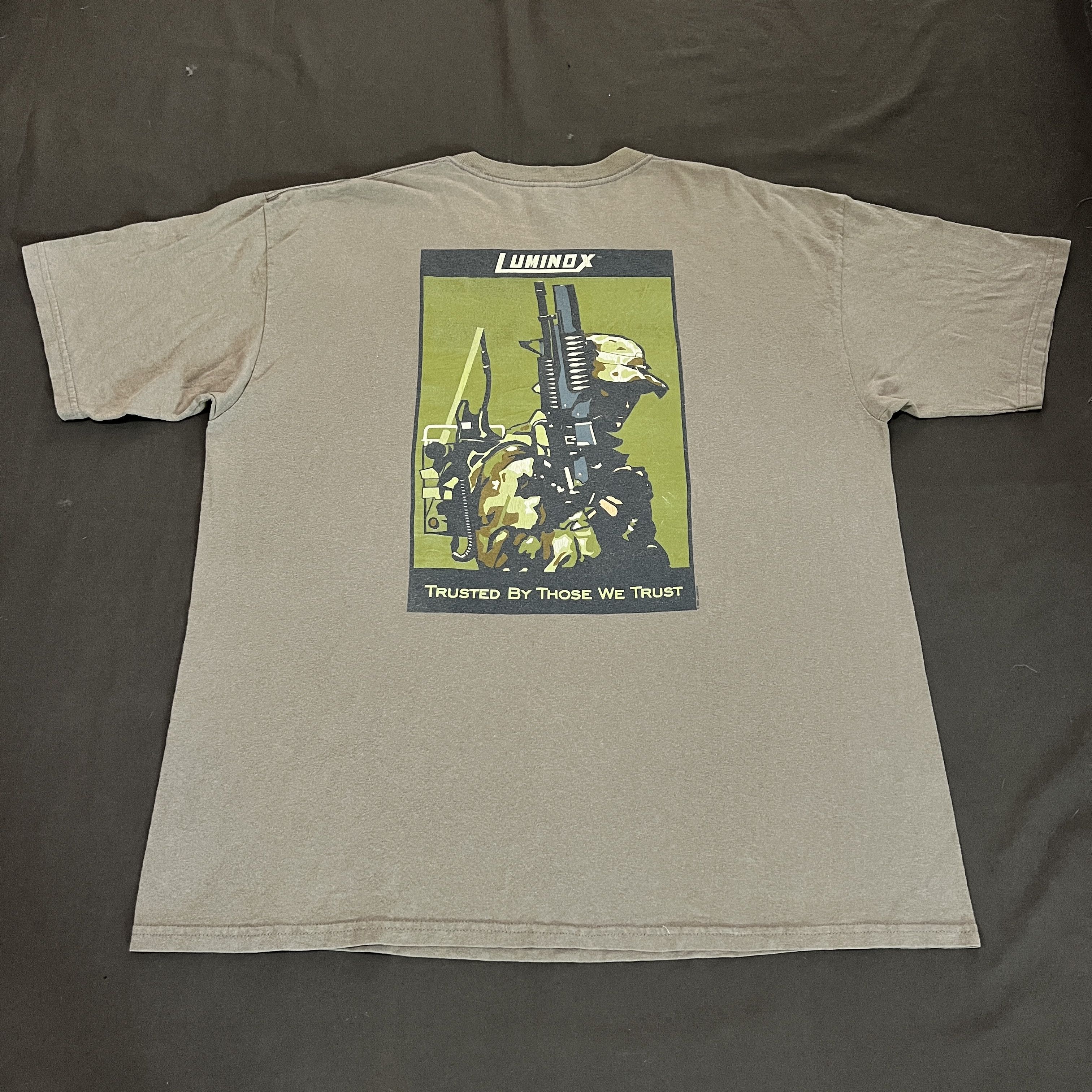Luminox × Vintage Rare Vintage Luminox Watch Promo Tee XL Military 911 gun Size US XL / EU 56 / 4 - 2 Thumbnail