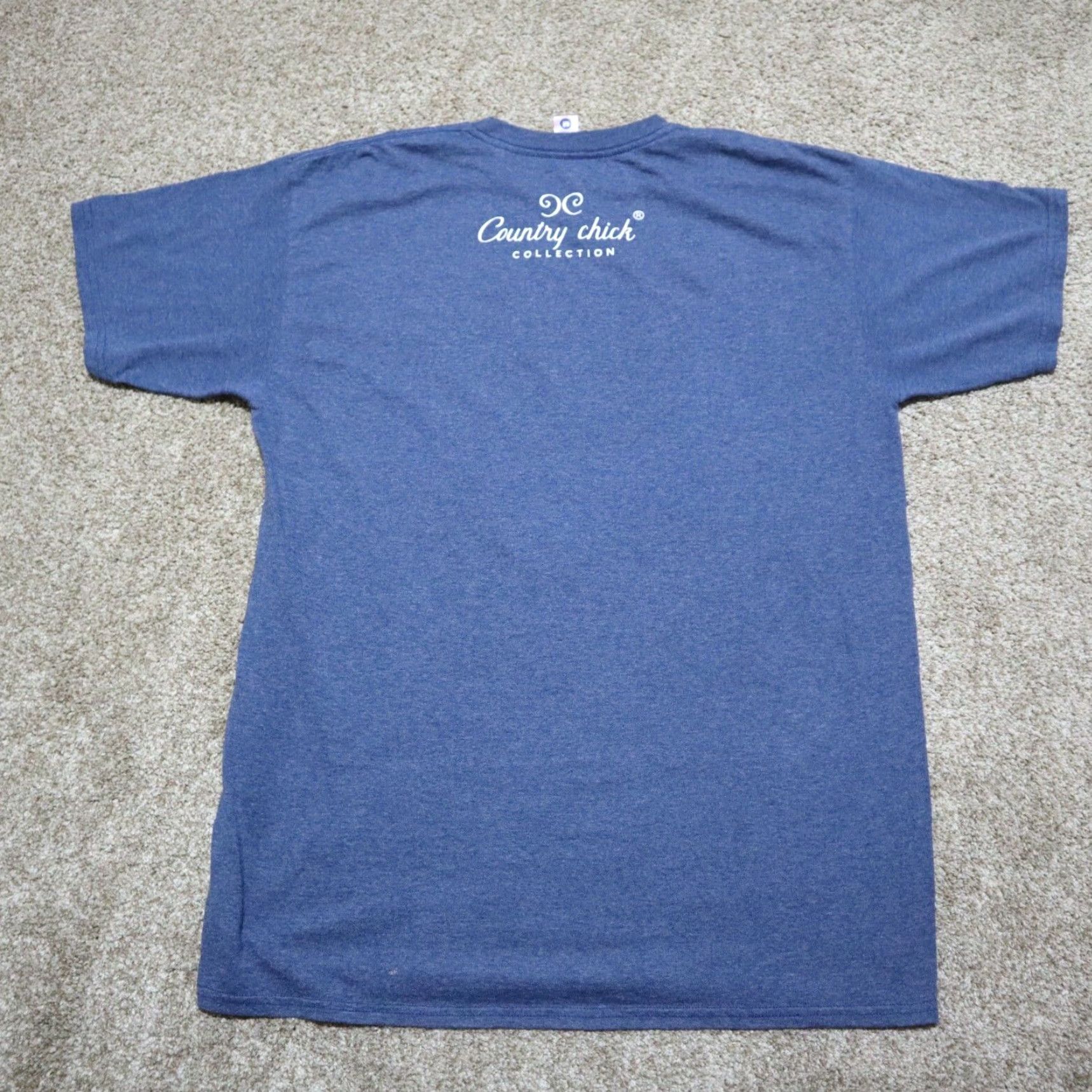 Vintage Country Chick T-Shirt Women Adult M Blue Blessed Deerly Graphic Tee Womens Size M / US 6-8 / IT 42-44 - 7 Thumbnail