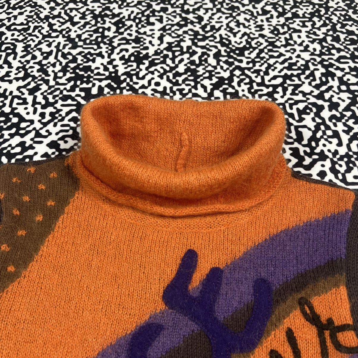 Iceberg Vintage Y2K Iceberg Mohair Wool Sleeveless Knit Turtle Top Size M / US 6-8 / IT 42-44 - 5 Thumbnail