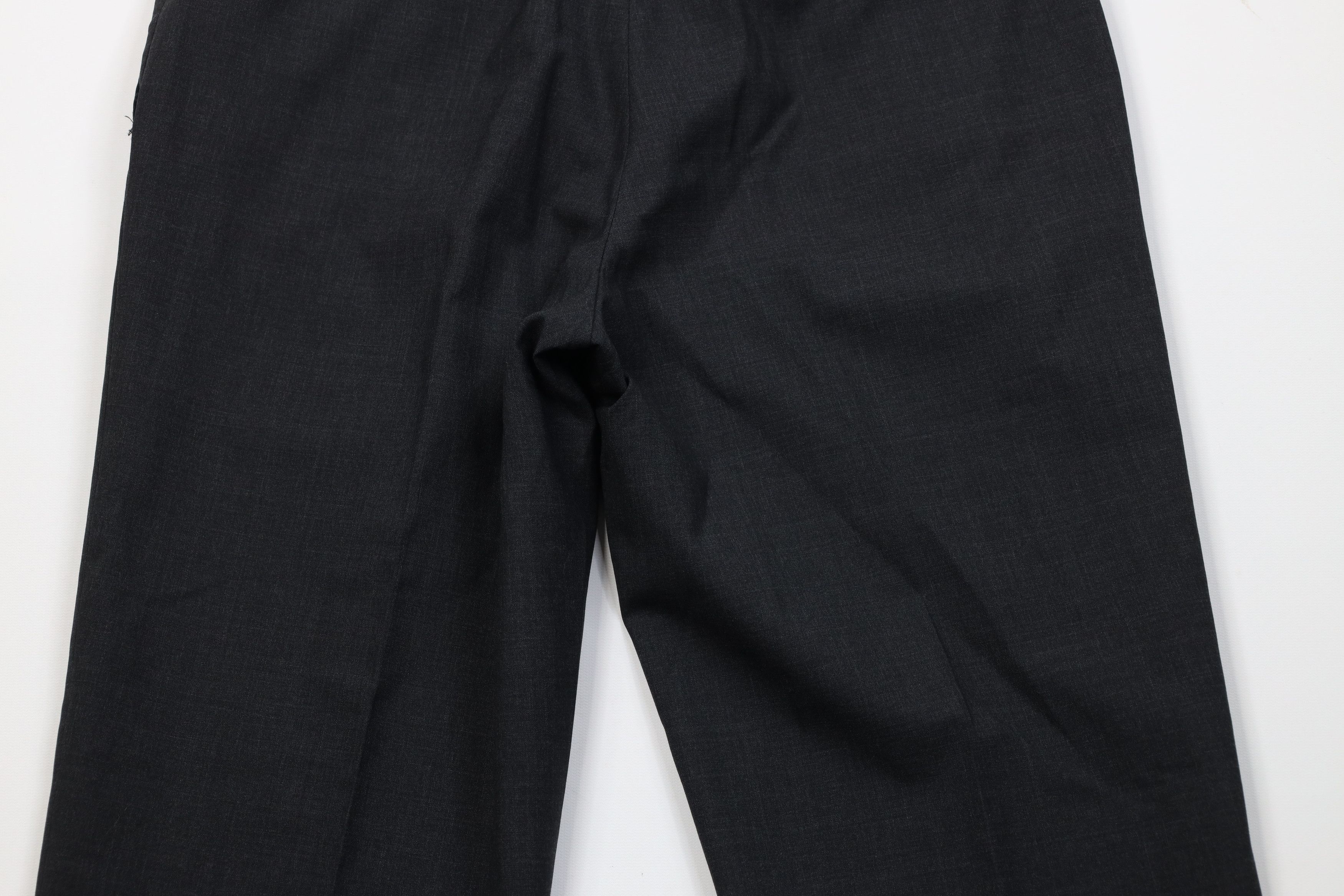 L.L. Bean Vintage 90s Y2K LL Bean Wool Knit Chino Pants Charcoal Gray Size US 32 / EU 48 - 11 Thumbnail