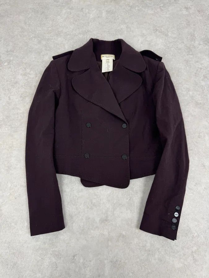 Givenchy 2000s Givenchy Mauve Purple Asymmetrical Jacket Size M / US 6-8 / IT 42-44 - 1 Thumbnail