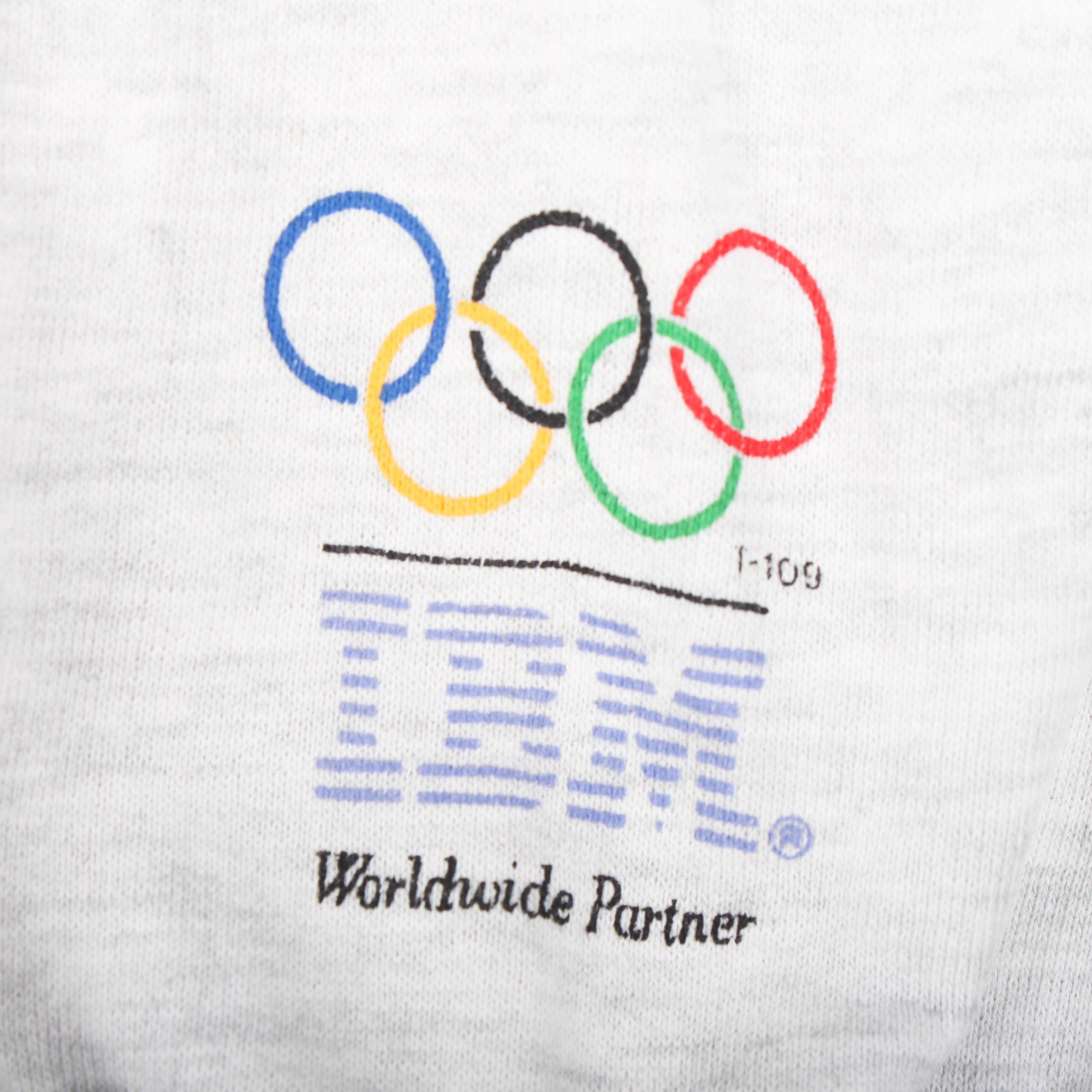 USA Olympics Vintage Nagano 1998 Olympics Sweatshirt IBM Crewneck Size US L / EU 52-54 / 3 - 8 Thumbnail