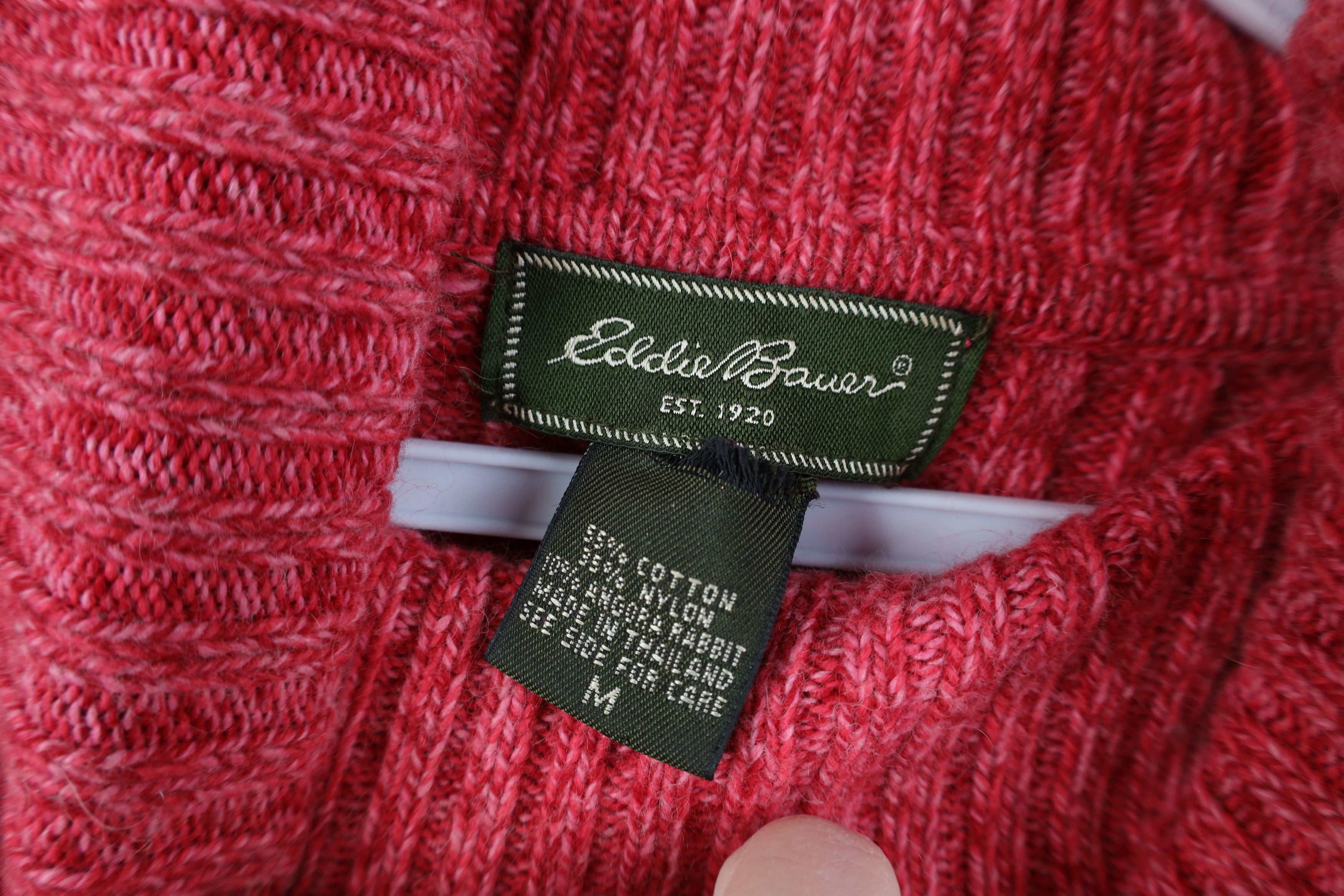 Eddie Bauer Vintage Eddie Bauer Blend Ribbed Knit Turtleneck Sweater Size M / US 6-8 / IT 42-44 - 6 Thumbnail