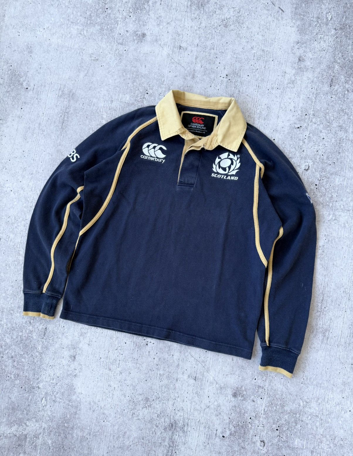 Canterbury of New Zealand × Vintage Vintage Canterbury Scotland Rugby 2011 Long Sleeve Size US S / EU 44-46 / 1 - 2 Thumbnail