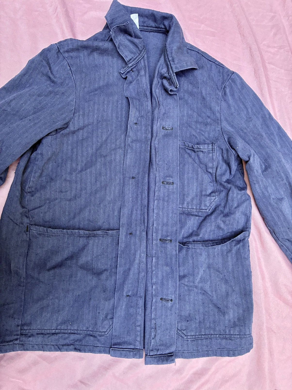 Other SELVEDGE NEP HBT CHORE JACKET, dated from 60s or 70s Size US XS / EU 42 / 0 - 5 Thumbnail