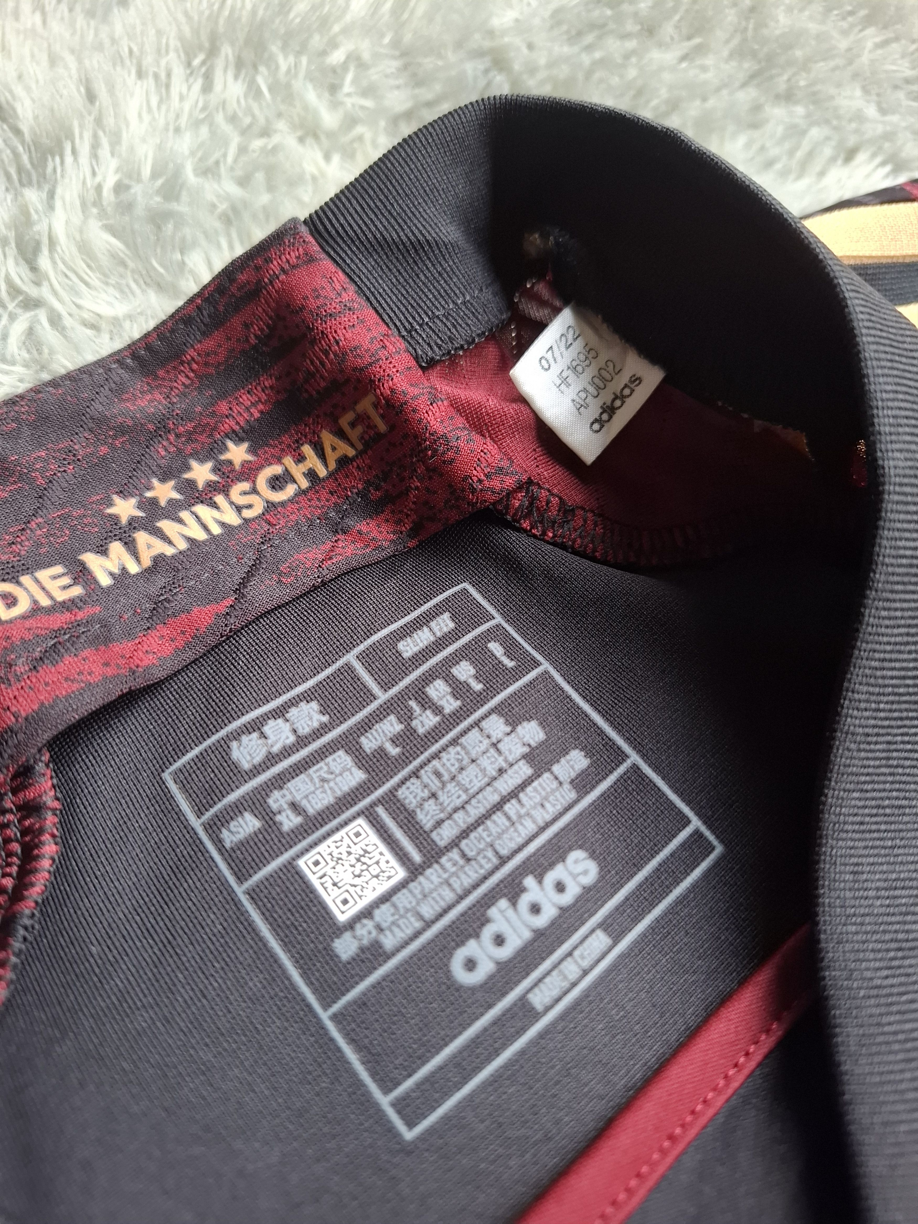 Adidas Germany 2022-23 Away Authentic Size US XL / EU 56 / 4 - 3 Thumbnail