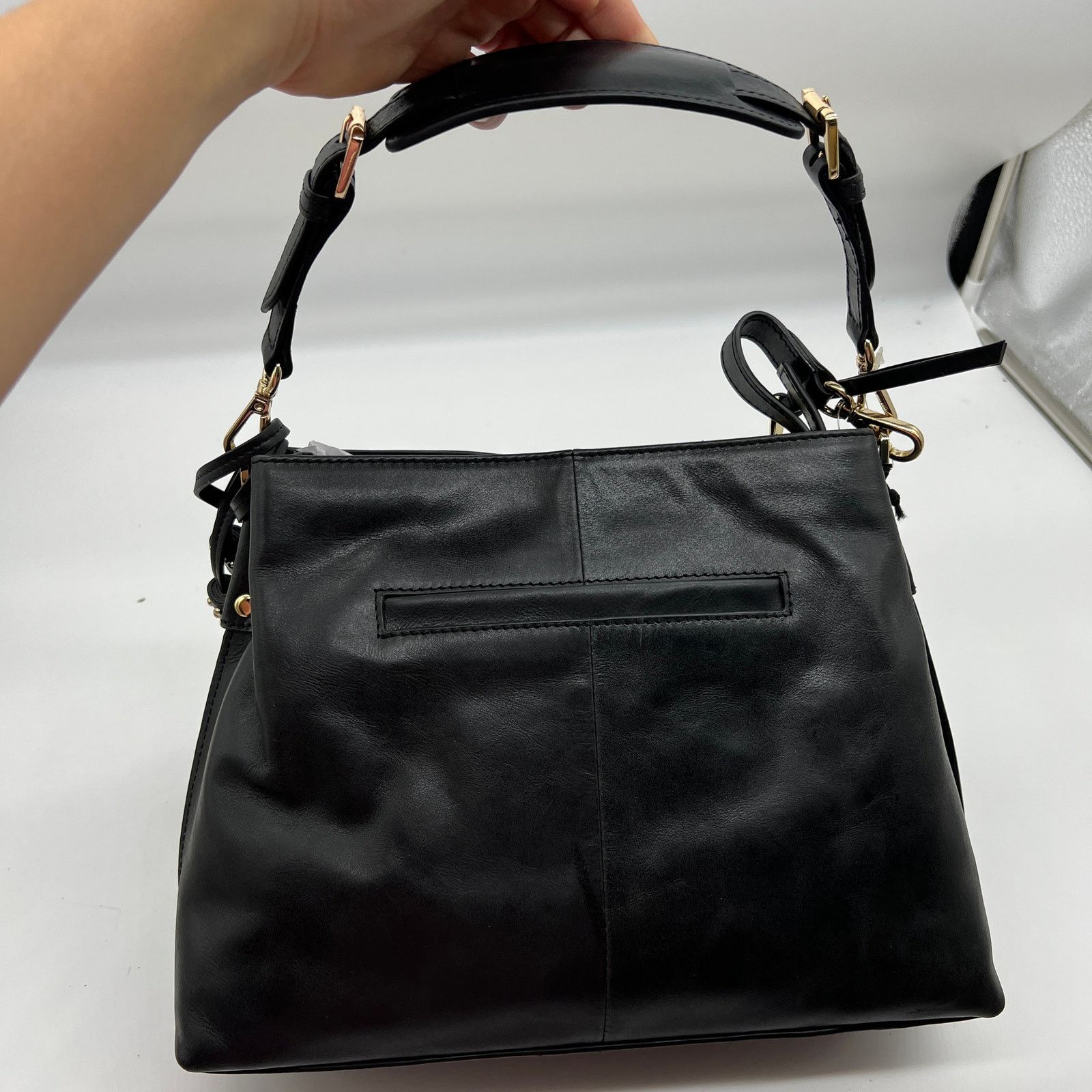 Other LODIS Womens Purse Glazed Leather Darcy Shoulder Size ONE SIZE - 2 Thumbnail