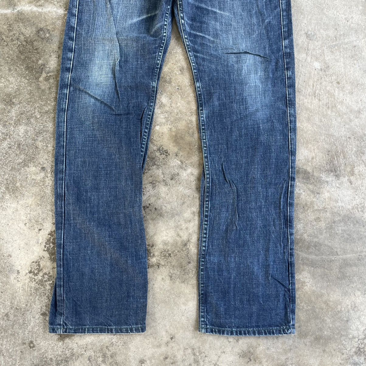 Vintage × Xlarge 🔥XLarge Stoned Washed Sick Skate Design Inside Denim Jeans Size US 33 - 3 Thumbnail