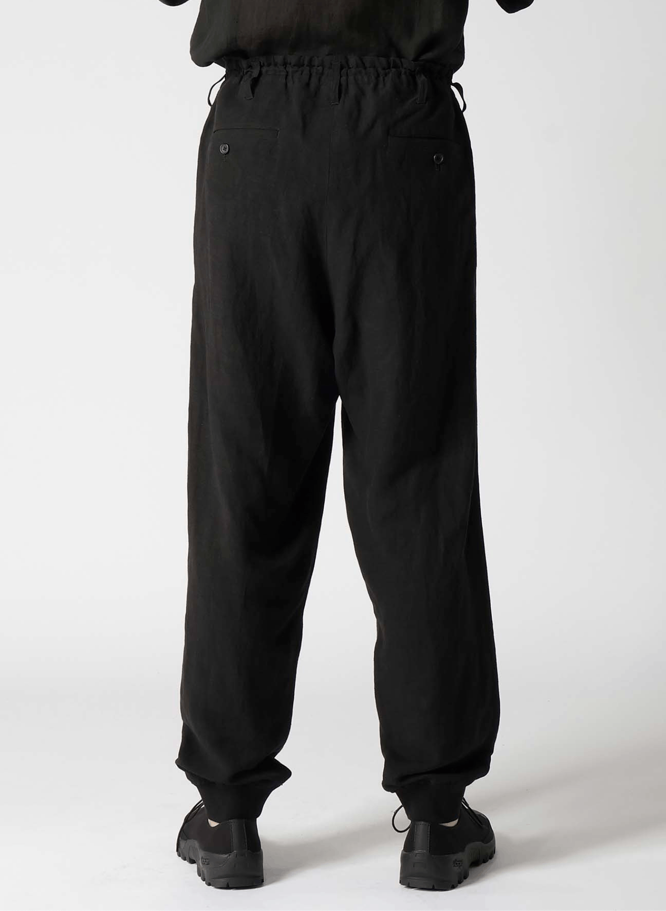 Yohji Yamamoto Yohji Yamamoto Pour Homme - CANVAS RIBBED HEM PANTS Size US 32 / EU 48 - 3 Thumbnail