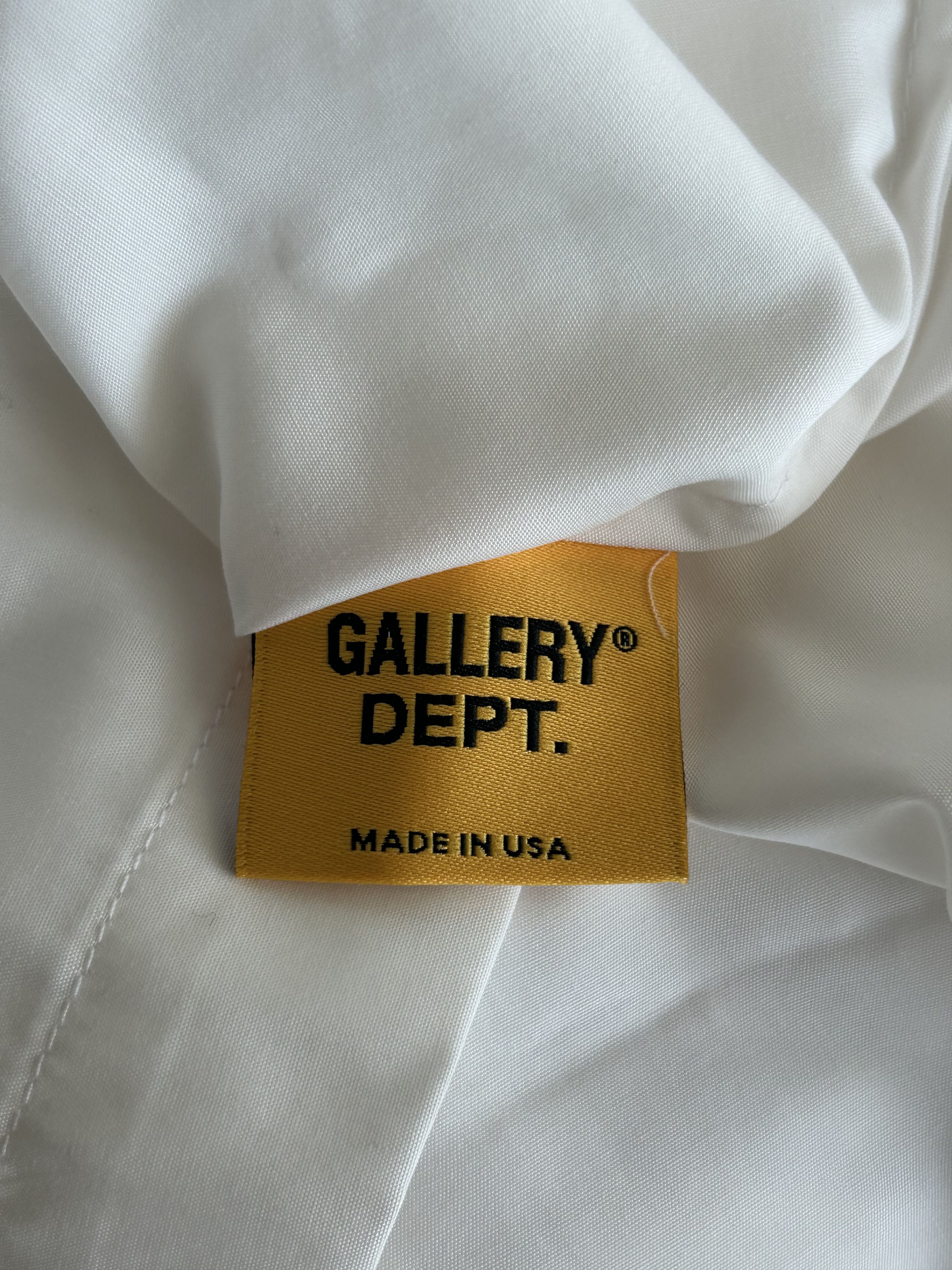 Gallery Dept. White Mechanic Embroidered Patch Short Sleeve Button Up Size US XXL / EU 58 / 5 - 4 Thumbnail