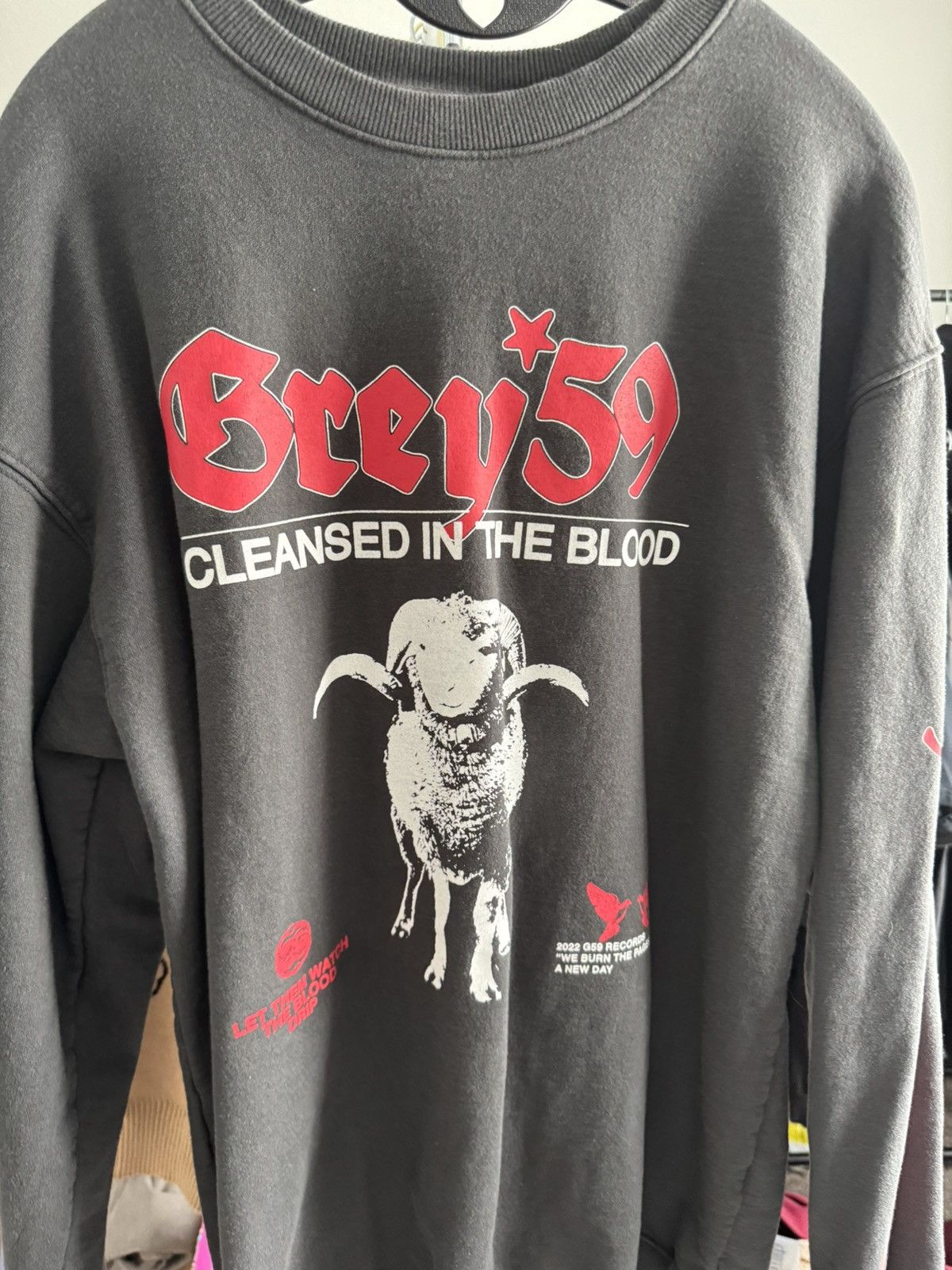G59 Records suicideboys G59 Cleansed in the blood CHARCOAL staff goat Size US XL / EU 56 / 4 - 7 Thumbnail