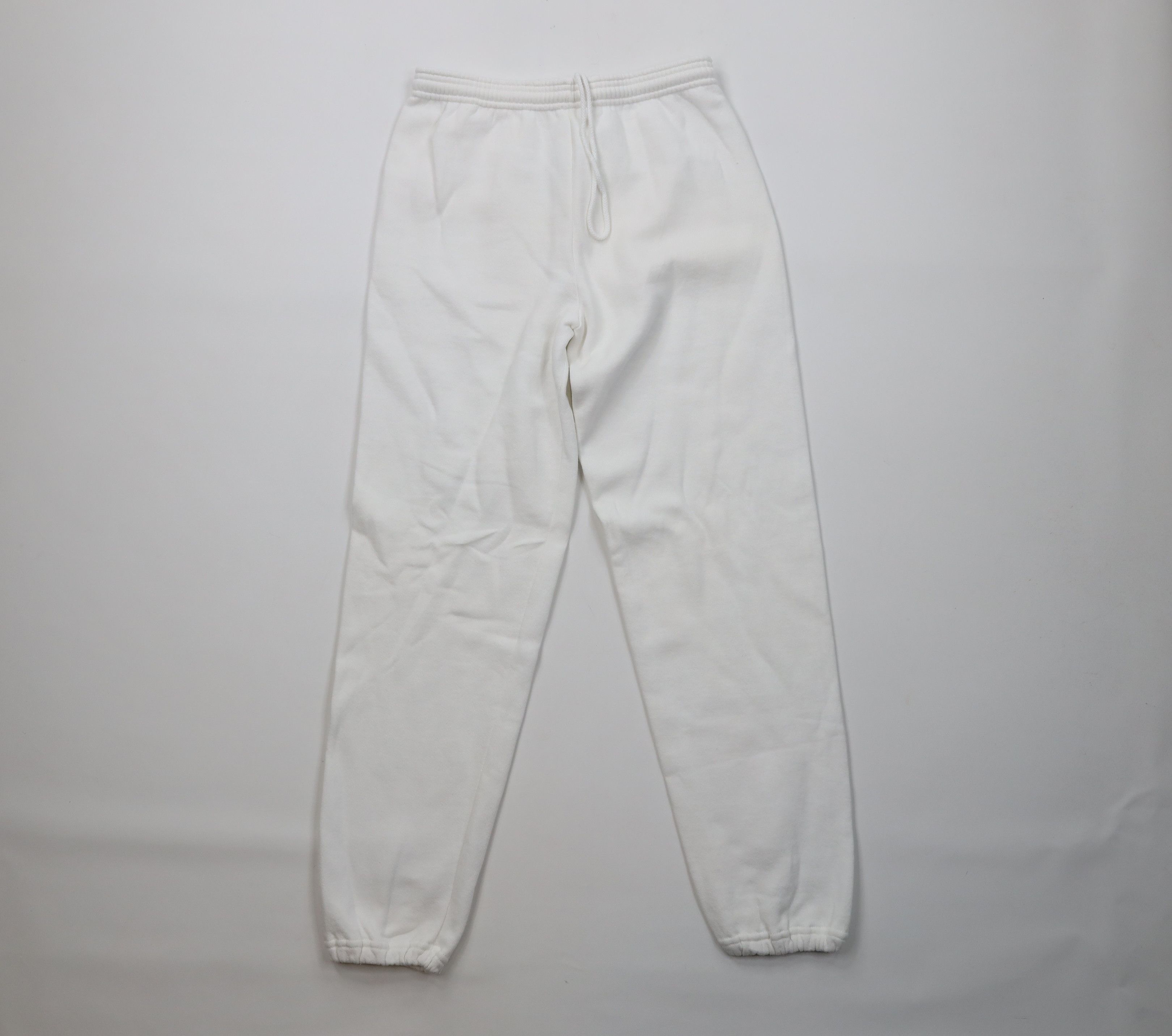 Vintage Vintage 90s Streetwear Sweatpants Joggers Pants White USA Size US 34 / EU 50 - 1 Thumbnail