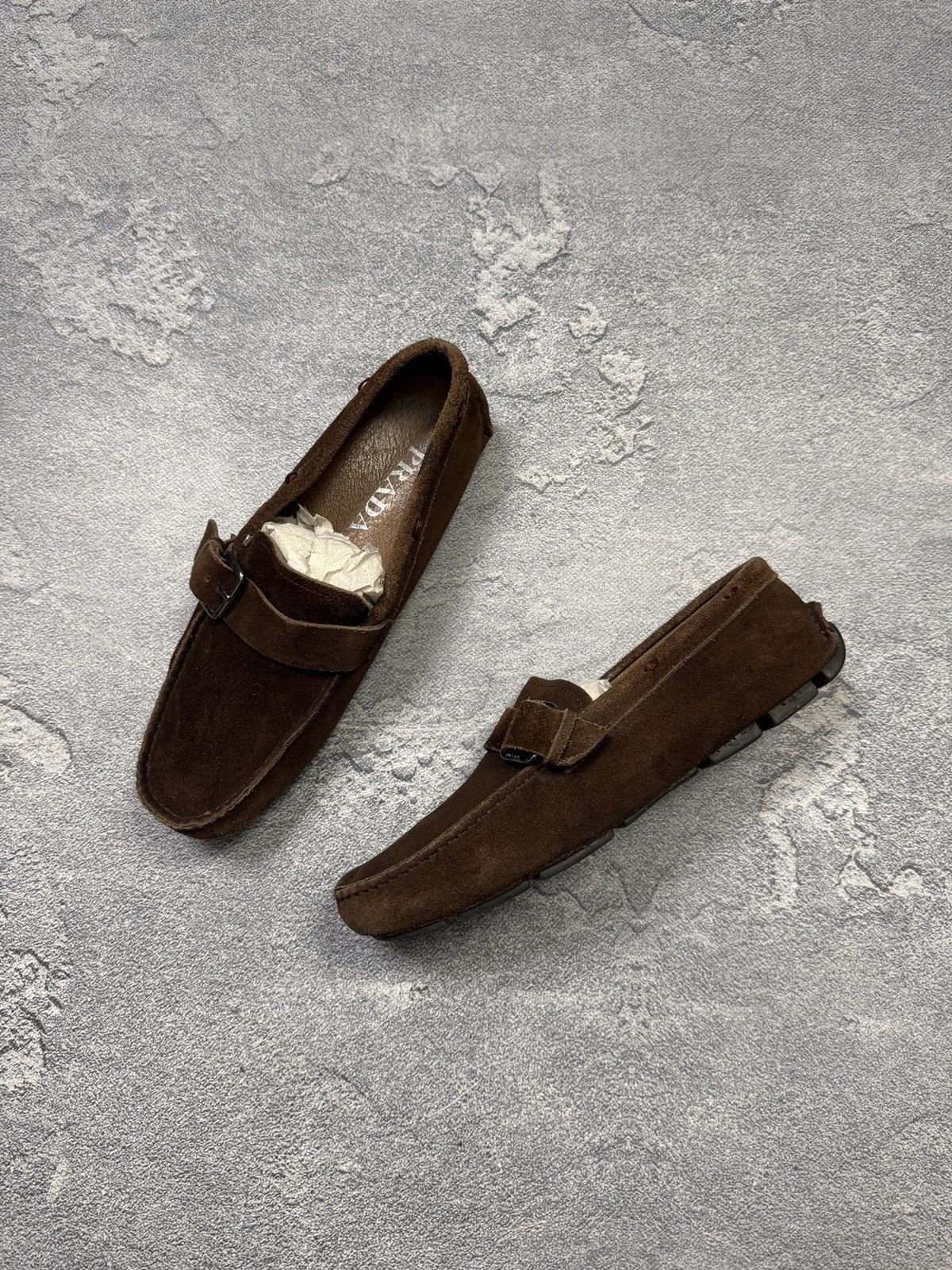 Prada Vintage Brown Prada Loafers Size US 7 / EU 40 - 1 Thumbnail