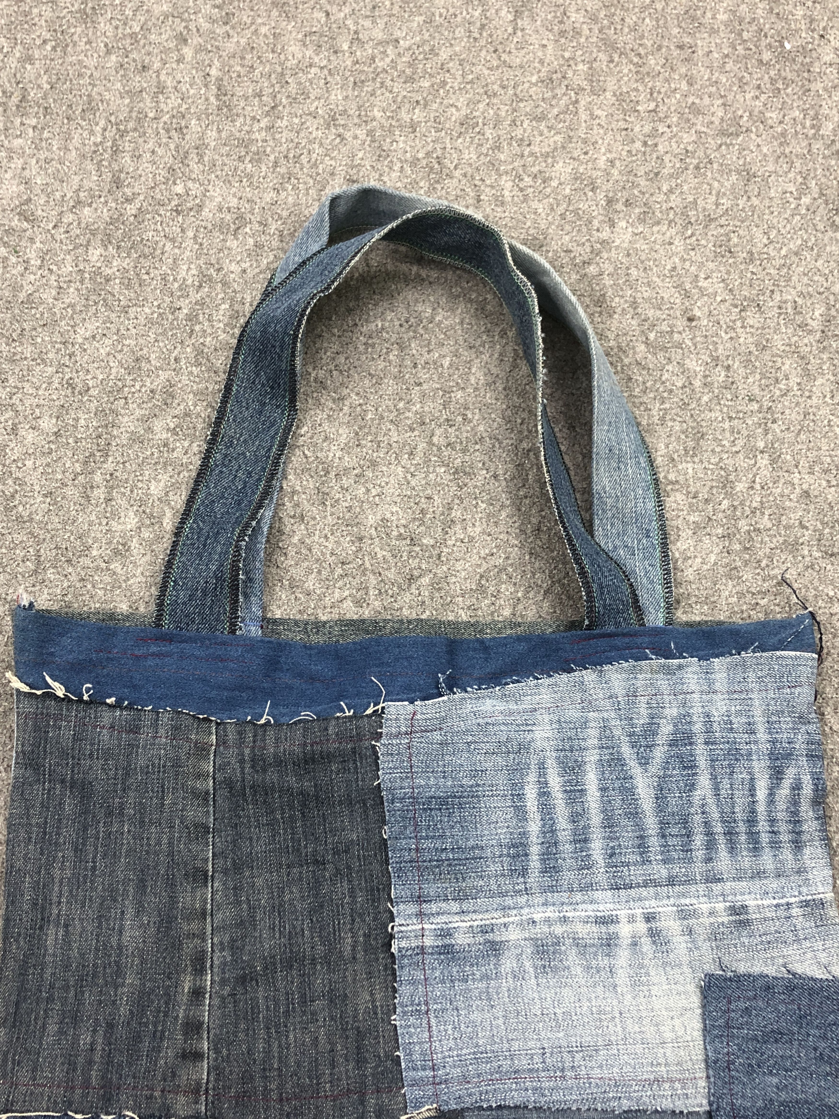 Japanese Brand Vintage Custom Made Jeans Totebag BG0156 Size ONE SIZE - 2 Thumbnail