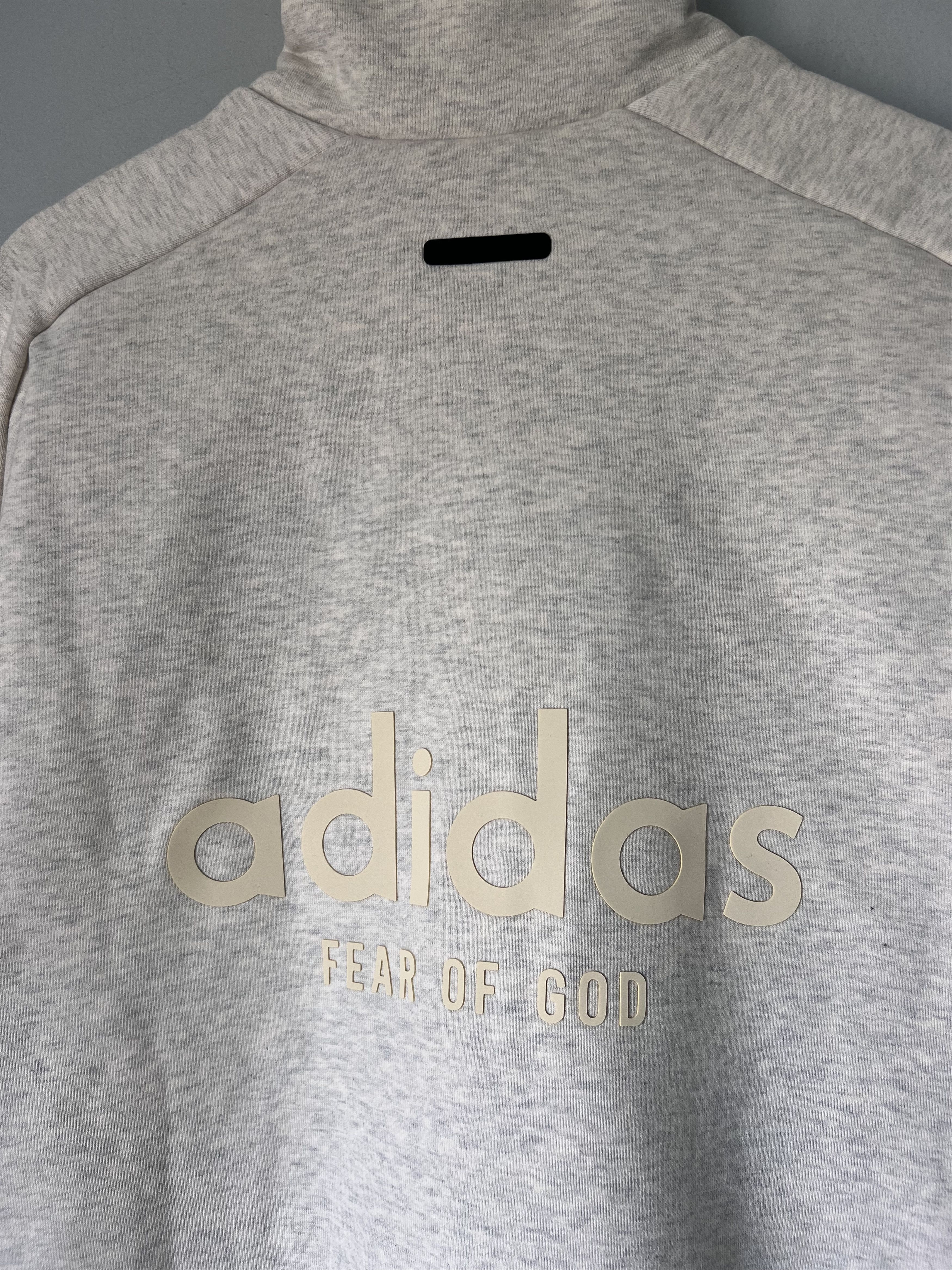 Adidas × Fear of God Adidas Fear of God Athletics Fleece Track Jacket in Oatmeal Size US L / EU 52-54 / 3 - 7 Thumbnail