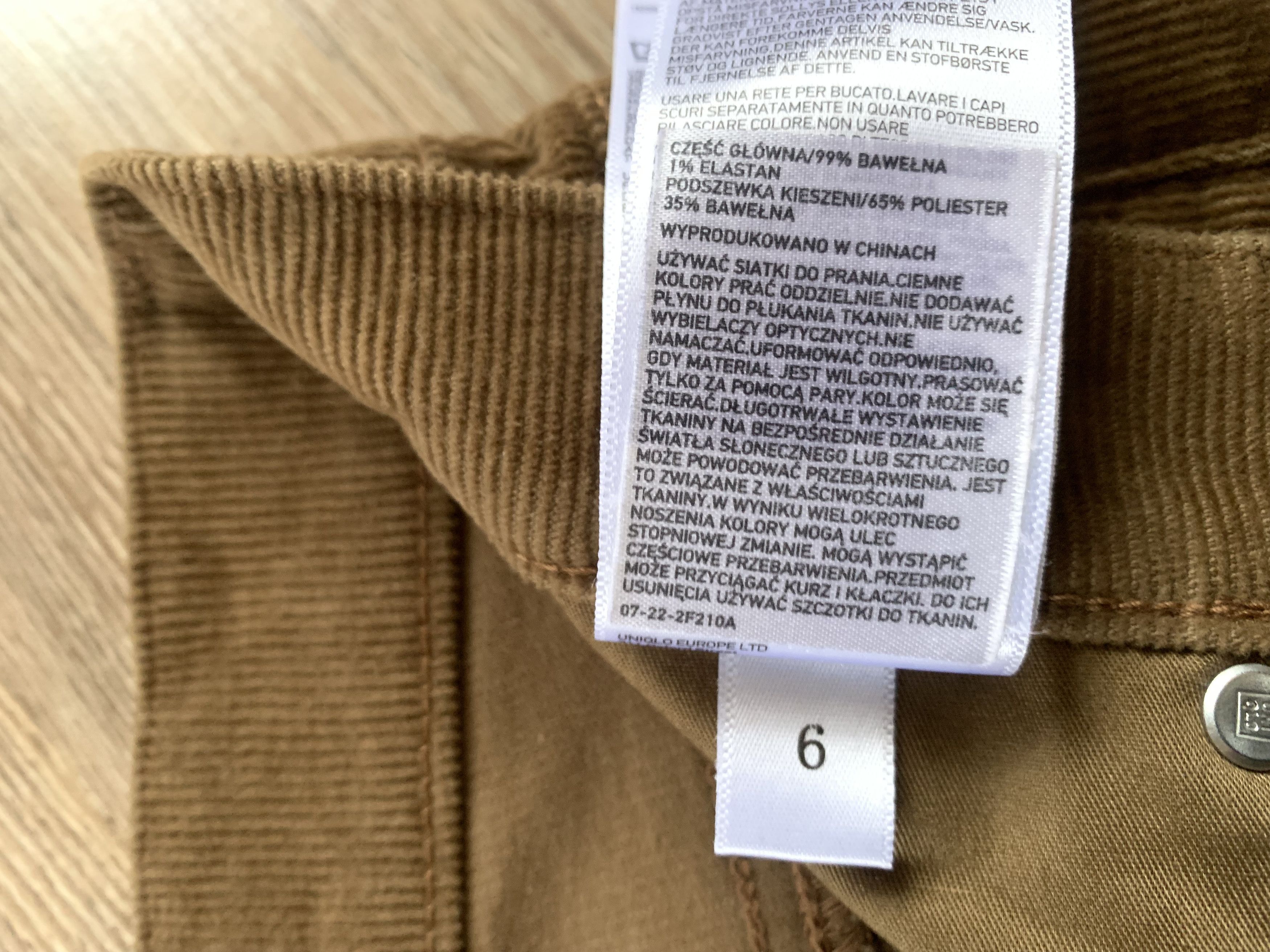 Uniqlo Uniqlo Velvet Corduroy Brown Pants Size 26" / US 2 / IT 38 - 9 Thumbnail