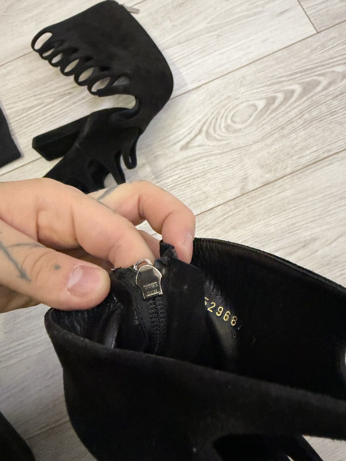 Saint Laurent Paris Saint laurent high boot avantgarde Size US 6.5 / IT 36.5 - 12 Thumbnail