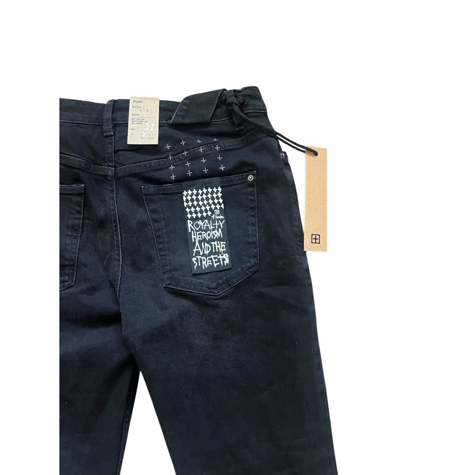 Ksubi Ksubi Jeans Mens Chitch Slim Tapered Black Size 31/32 Size US 31 - 6 Thumbnail
