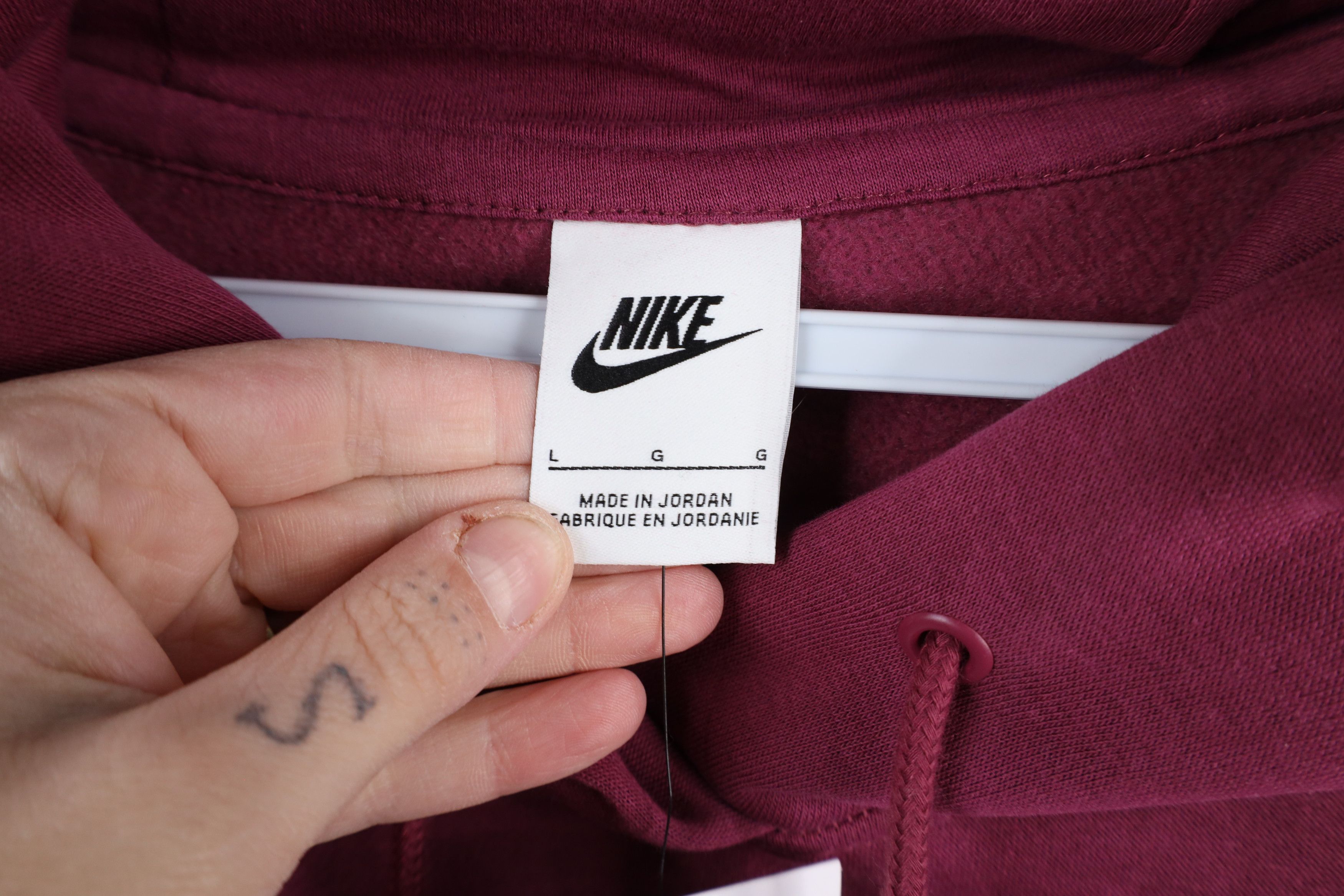 Nike × Vintage Deadstock Nike Scott Center Swoosh Baggy Oversized Hoodie Size L / US 10 / IT 46 - 5 Thumbnail