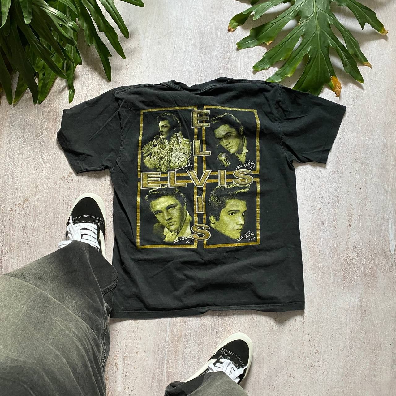 Band Tees × Vintage VINTAGE 90S ELVIS PRESLEY AMAZING BAND T SHIRT 169 Size US XL / EU 56 / 4 - 6 Thumbnail