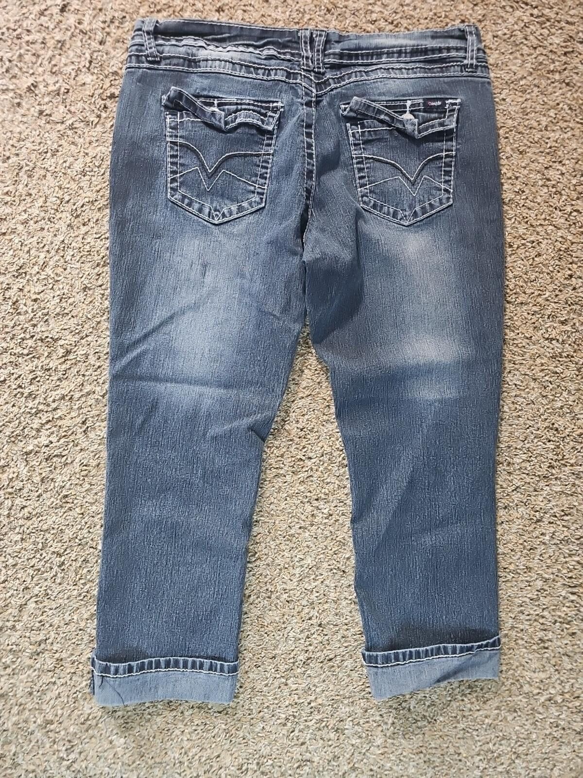 Palm Angels Angels Size 13 Cuffed Jean Capris Size 30" / US 8 / IT 44 - 9 Thumbnail