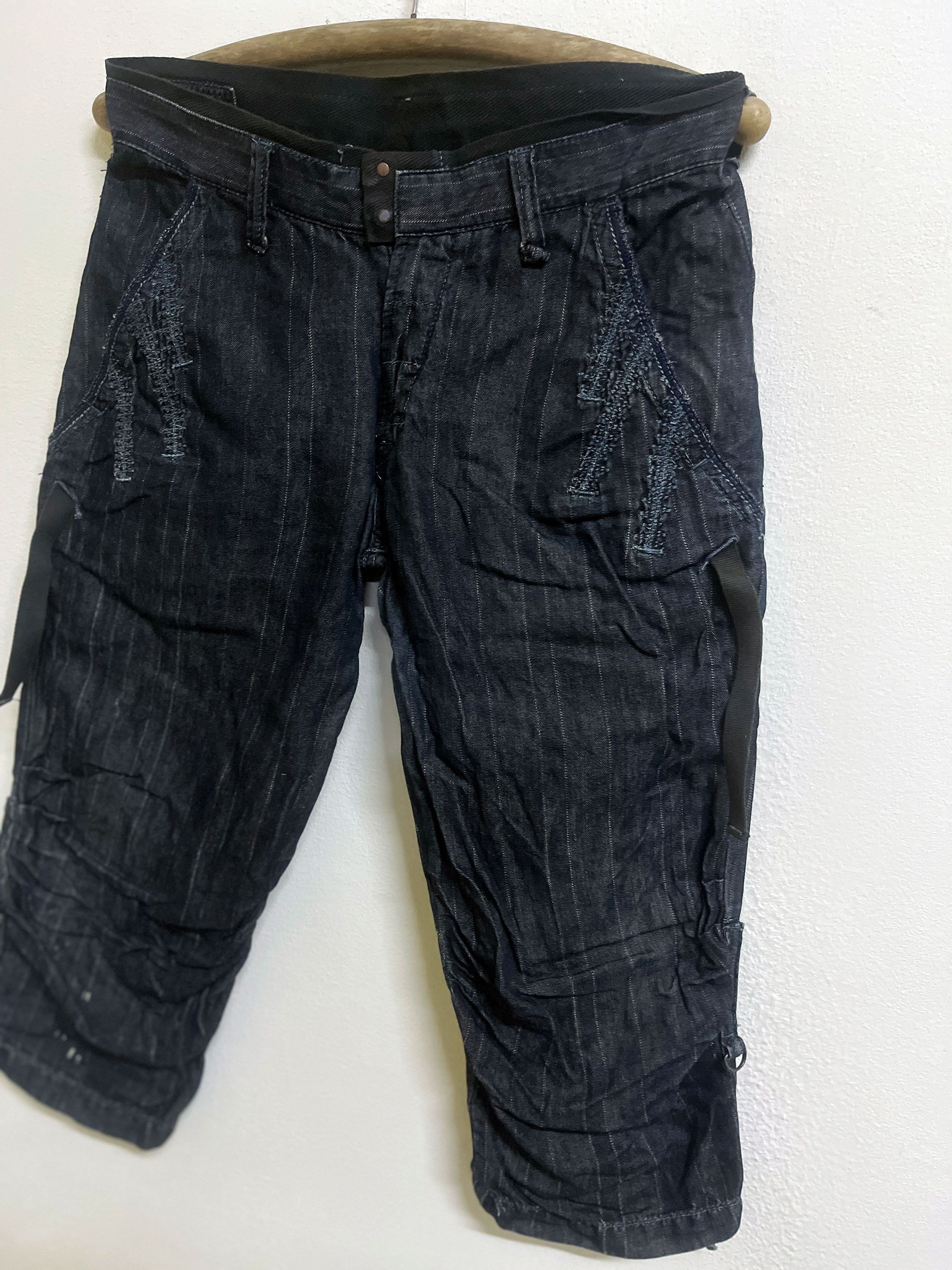 Marithe + Francois Girbaud Marithe Crafted Boro Shashiko Japan Styles Size US 32 / EU 48 - 3 Thumbnail