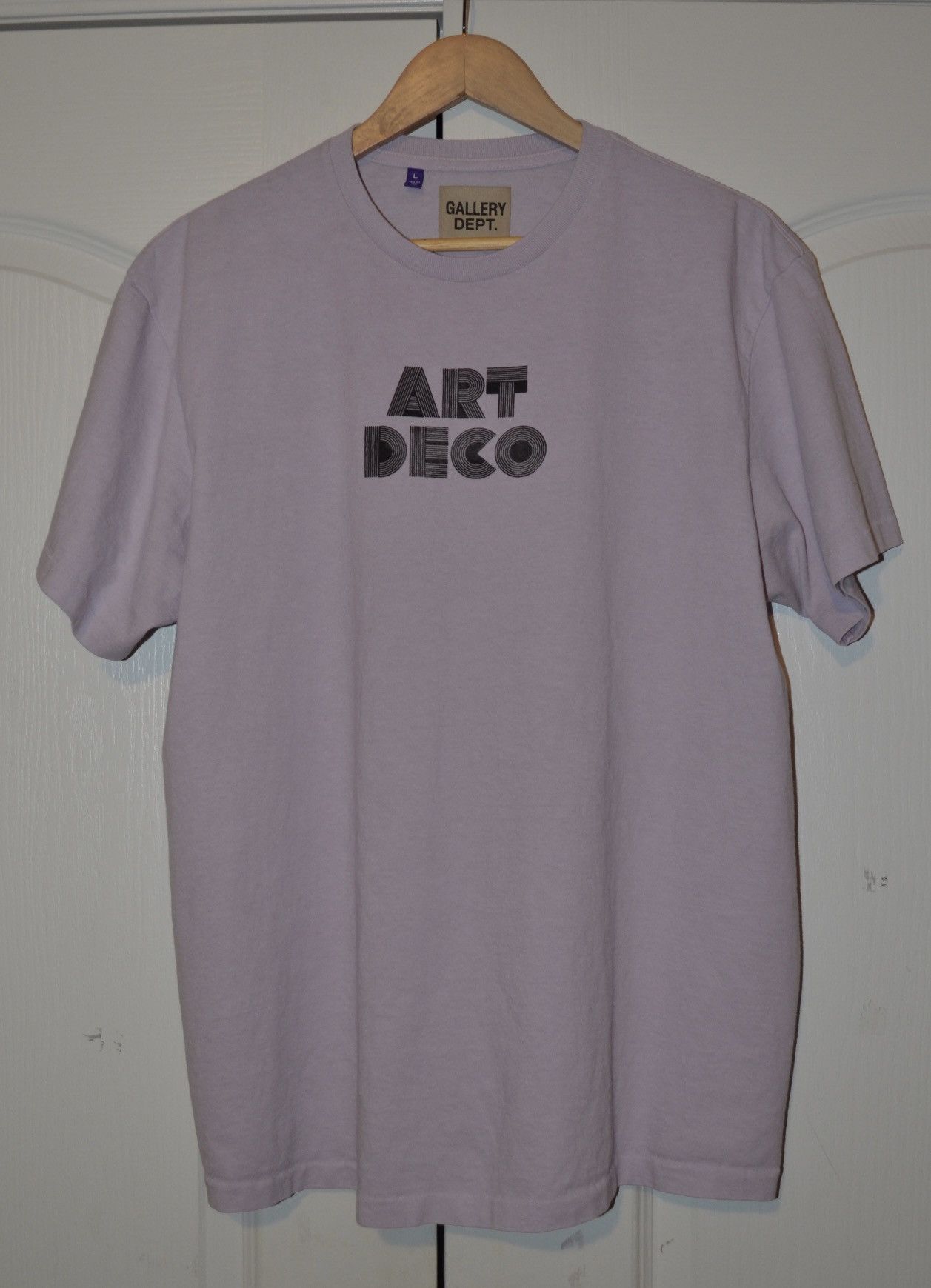 image of Lavender Gallery Dept. Art Deco Tee, Men's (Size Large)