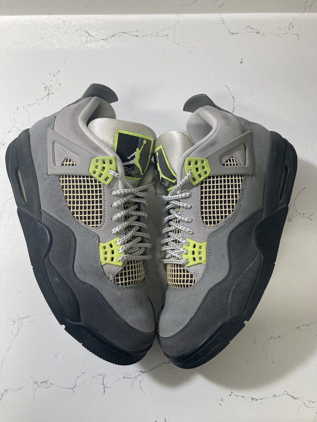 Jordan Brand Jordan 4 neon Size US 10.5 / EU 43-44 - 3 Thumbnail