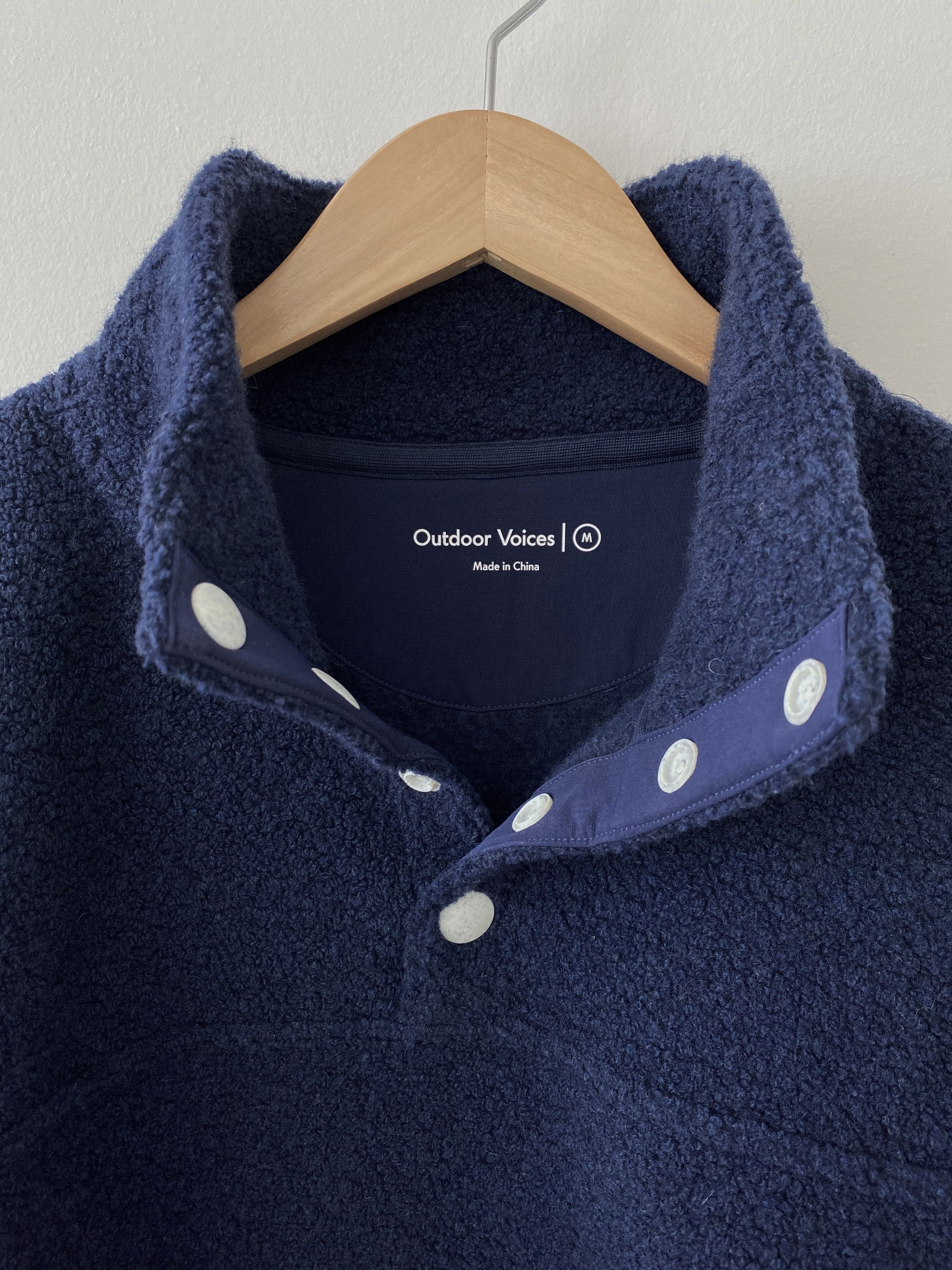 Outdoor Voices “MegaFleece Snap Up” Pullover Size US M / EU 48-50 / 2 - 3 Thumbnail