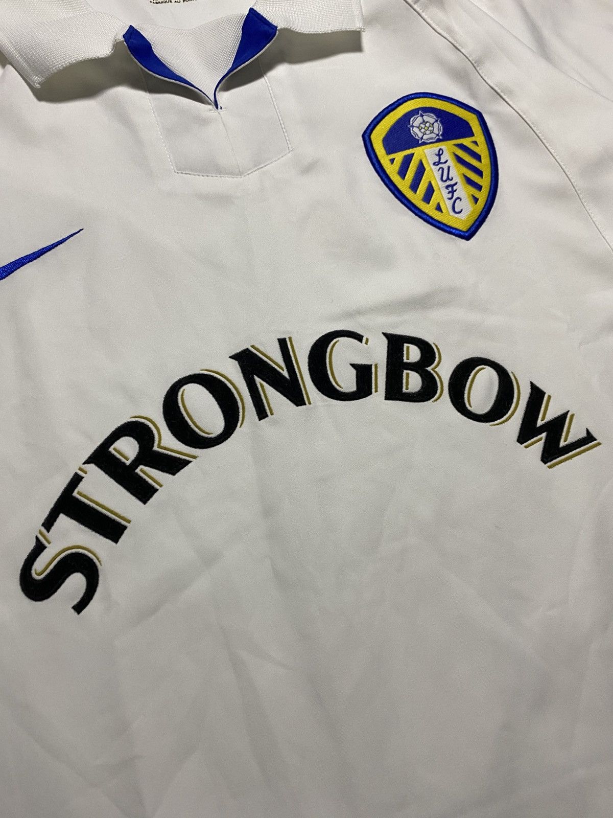Nike × Vintage Vintage Nike Leeds United 2002/03 home football y2k t shirt Size US XL / EU 56 / 4 - 8 Thumbnail