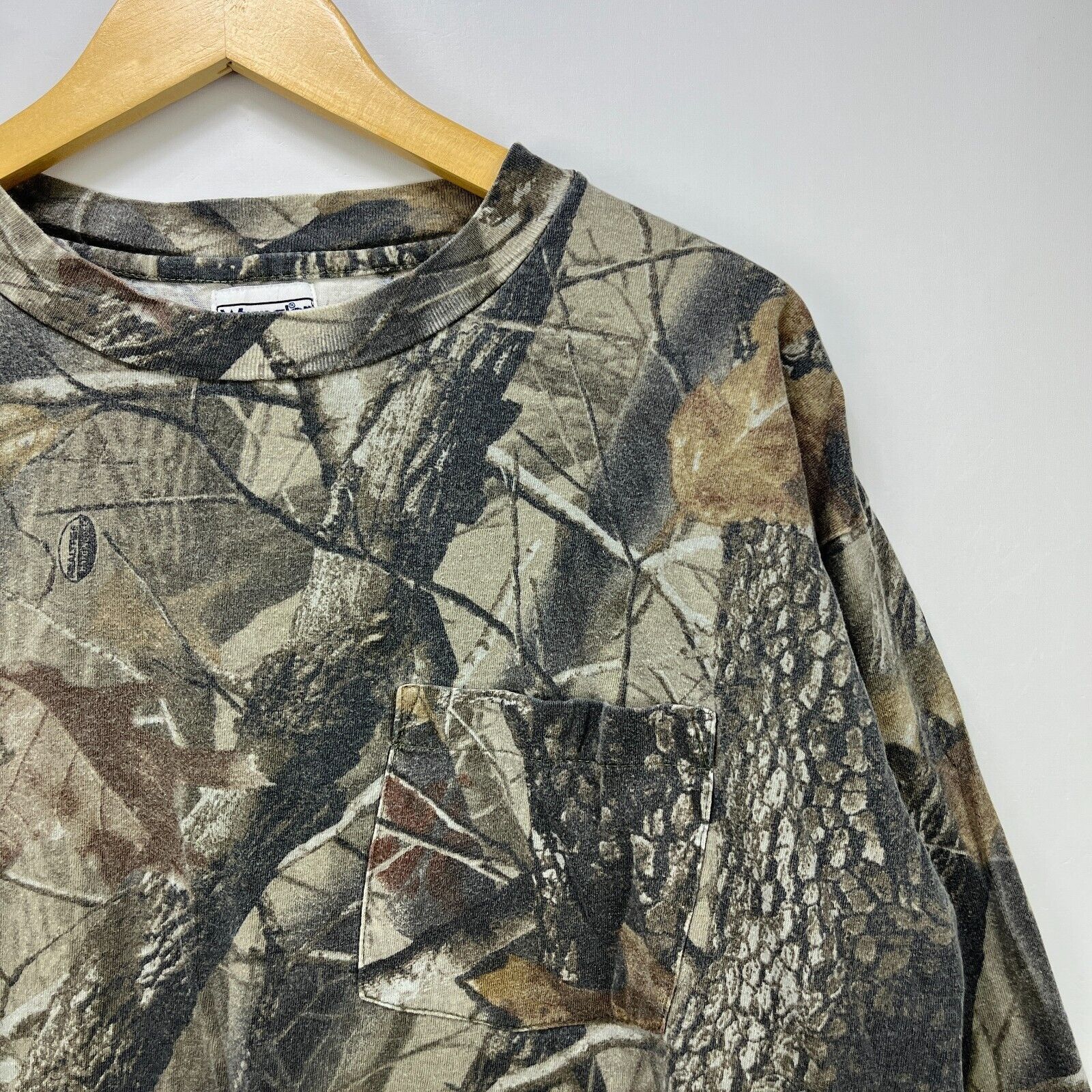 Vintage × Wrangler Vintage 90s Wrangler Realtree Camo Long Sleeve Shirt XL 2XL Size US XL / EU 56 / 4 - 3 Thumbnail