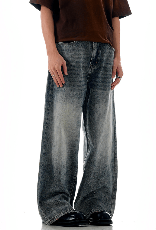 Japanese Brand × Jean American retro washed vintage distressed blue jeans Size US 32 / EU 48 - 4 Thumbnail