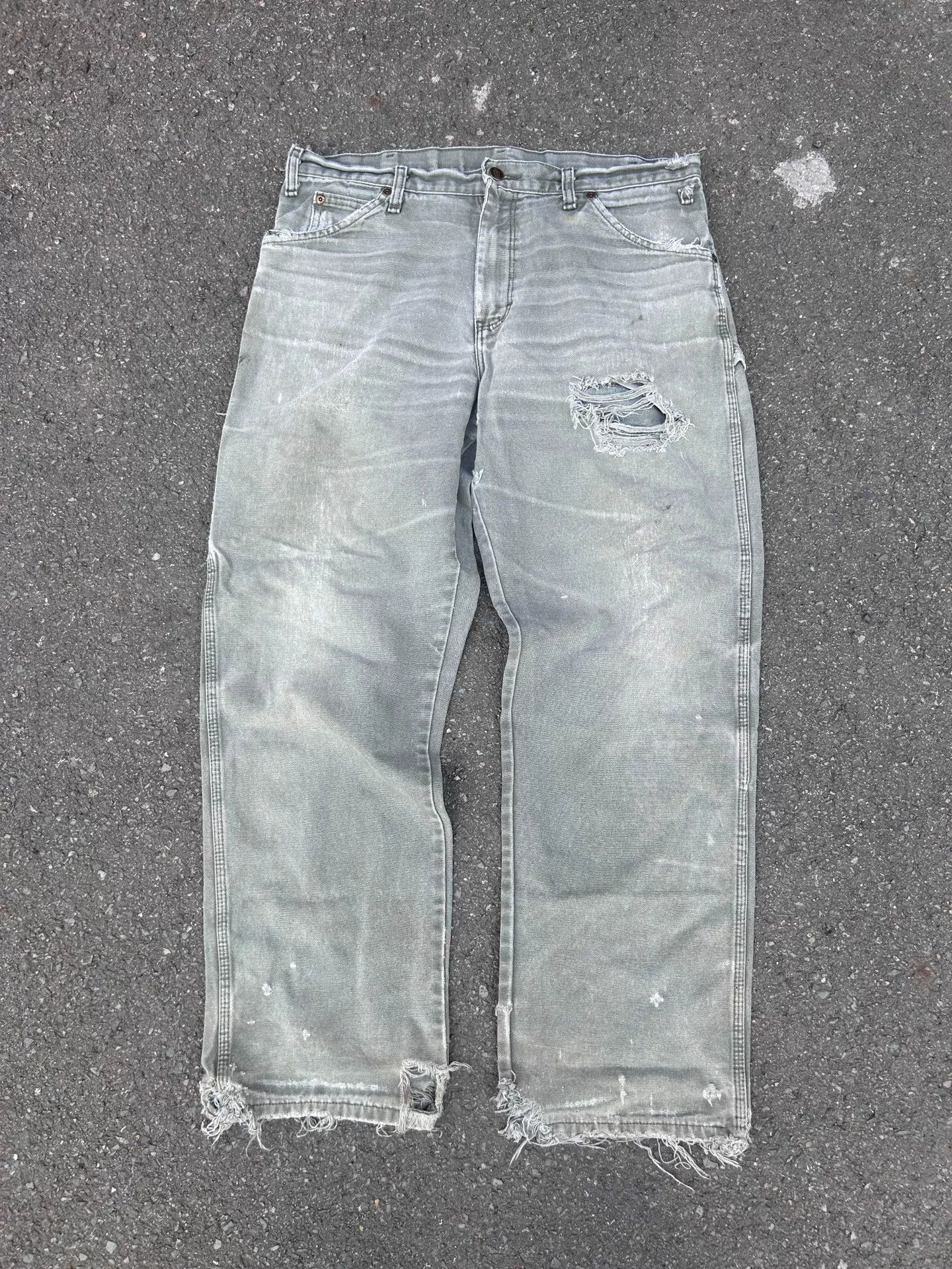 Vintage Vintage Carhartt B11 Moss Work Pants Size US 31 - 1 Thumbnail