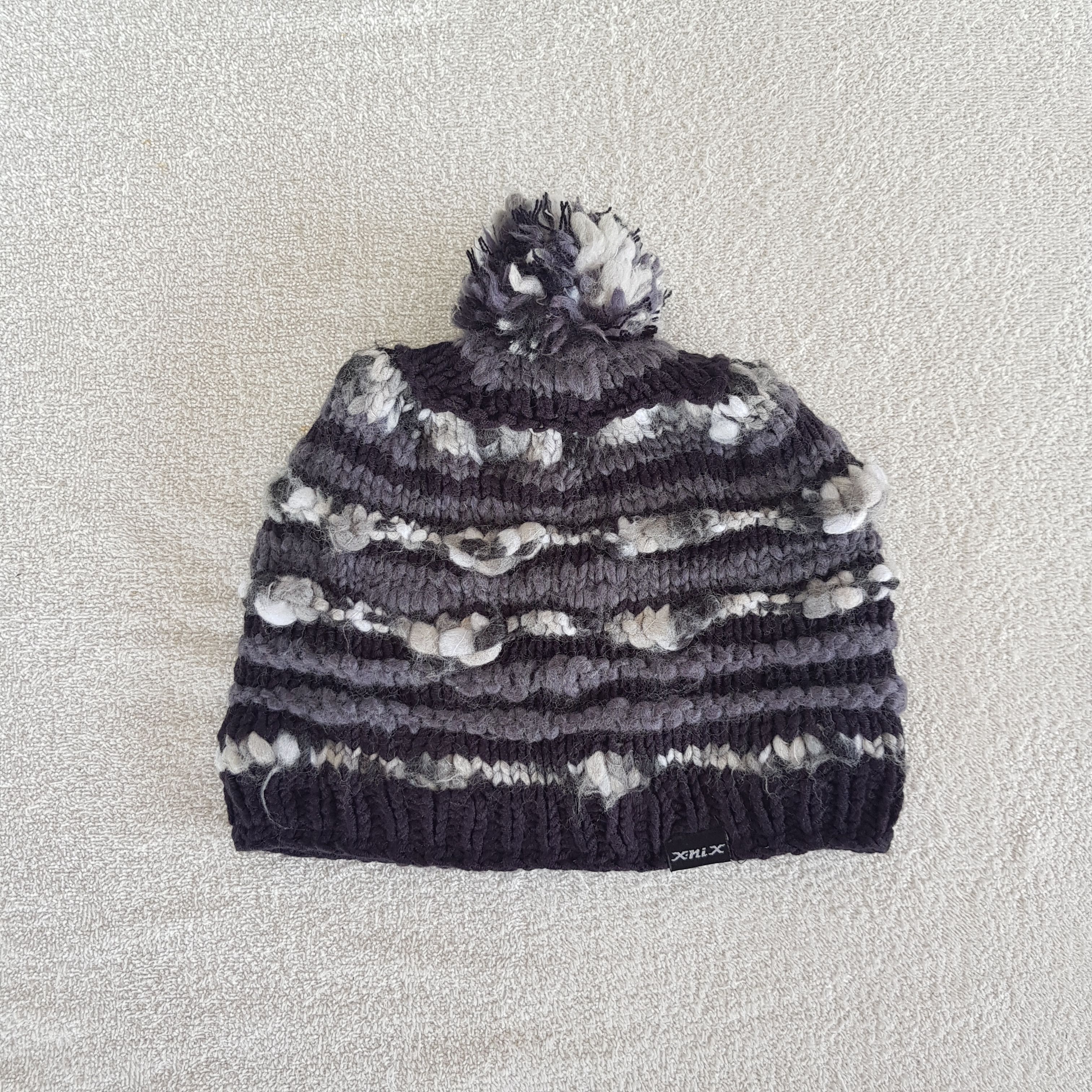 Other Vintage Japanese Ribbed Beanie Knit Crochet Snow Caps Hats. Size ONE SIZE - 5 Thumbnail